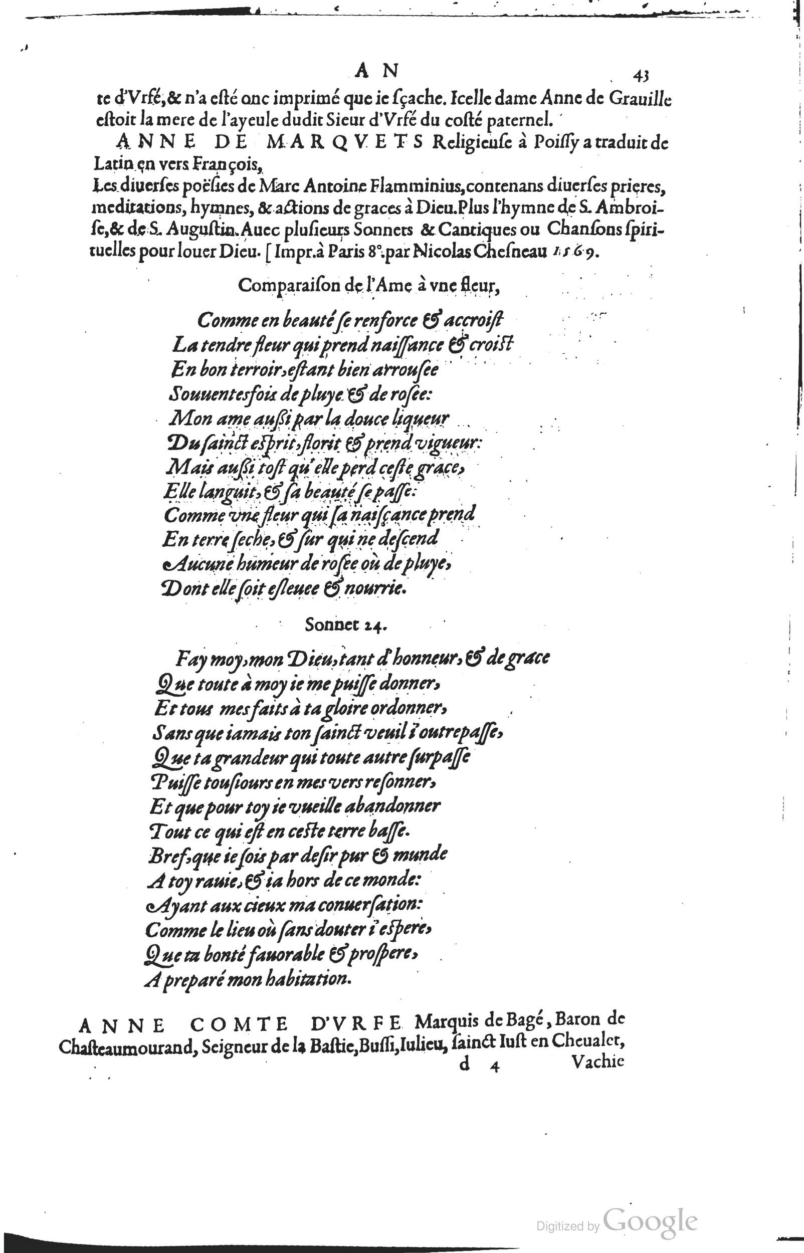 1585 - Barthélemy Honorat - Bibliothèques françaises - BSB Munich