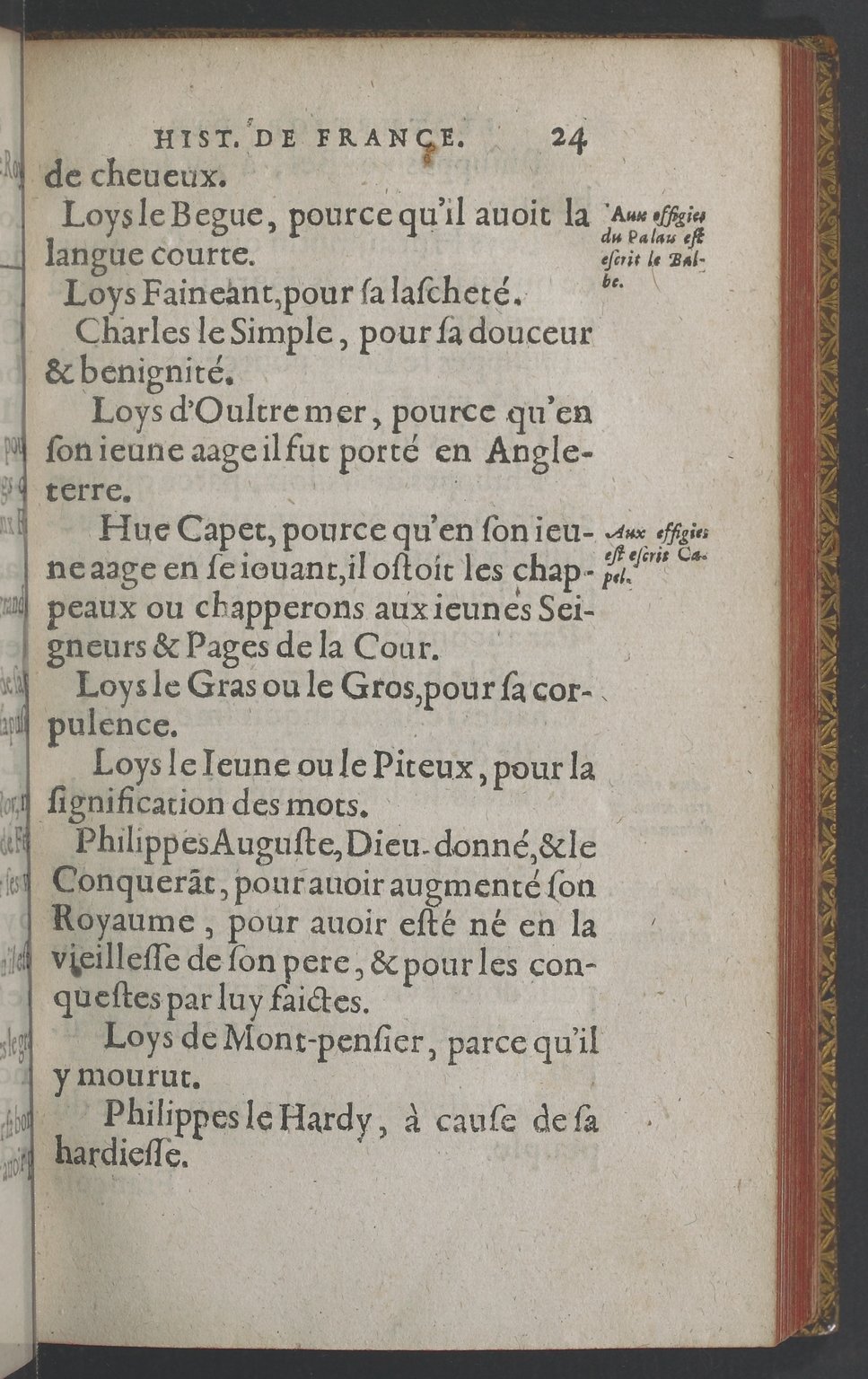 1603 - Galiot Corrozet - Trésor des histoires de France - BnF Tolbiac