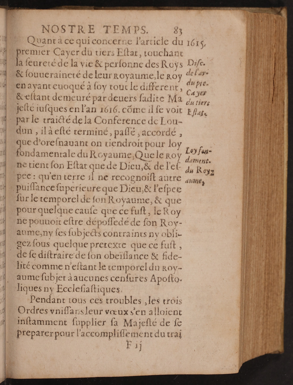 1626 - Joseph Bouillerot - Trésor de l’histoire générale de notre temps - BnF Arsenal