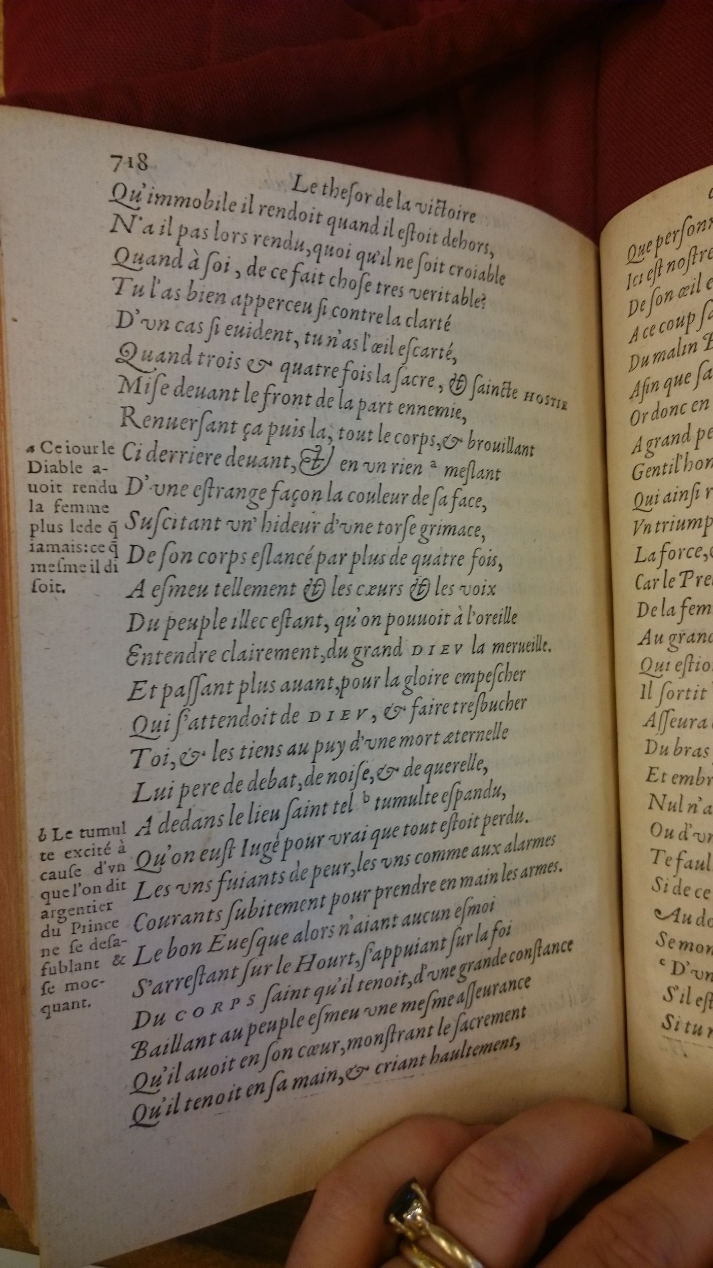 1578 - Nicolas Chesneau - Trésor et entière histoire de la triomphante victoire du corps de Dieu sur l’esprit malin - BM Lyon