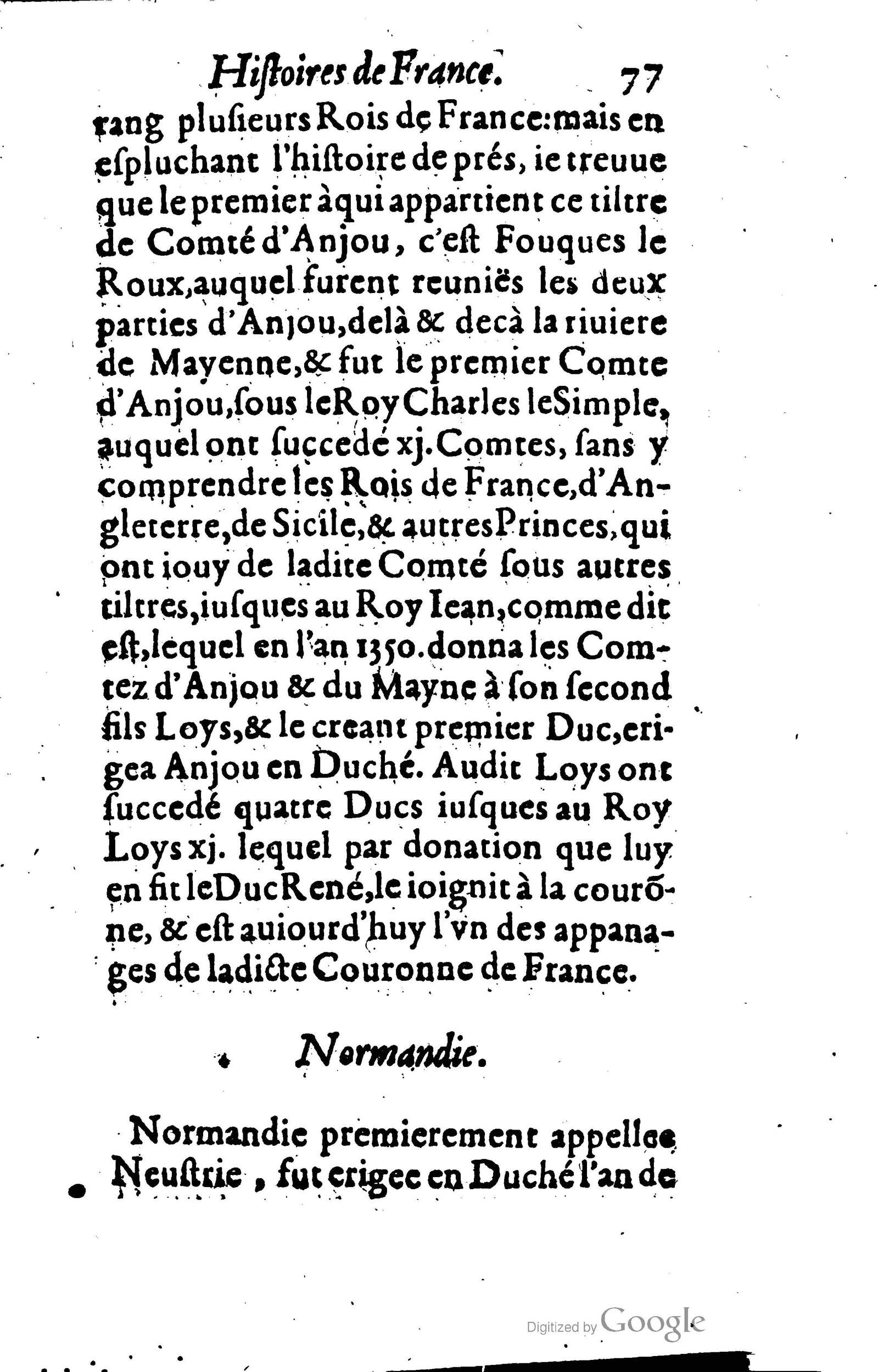 1619 - Jean Corrozet - Trésor des histoires de France - BSB Munich