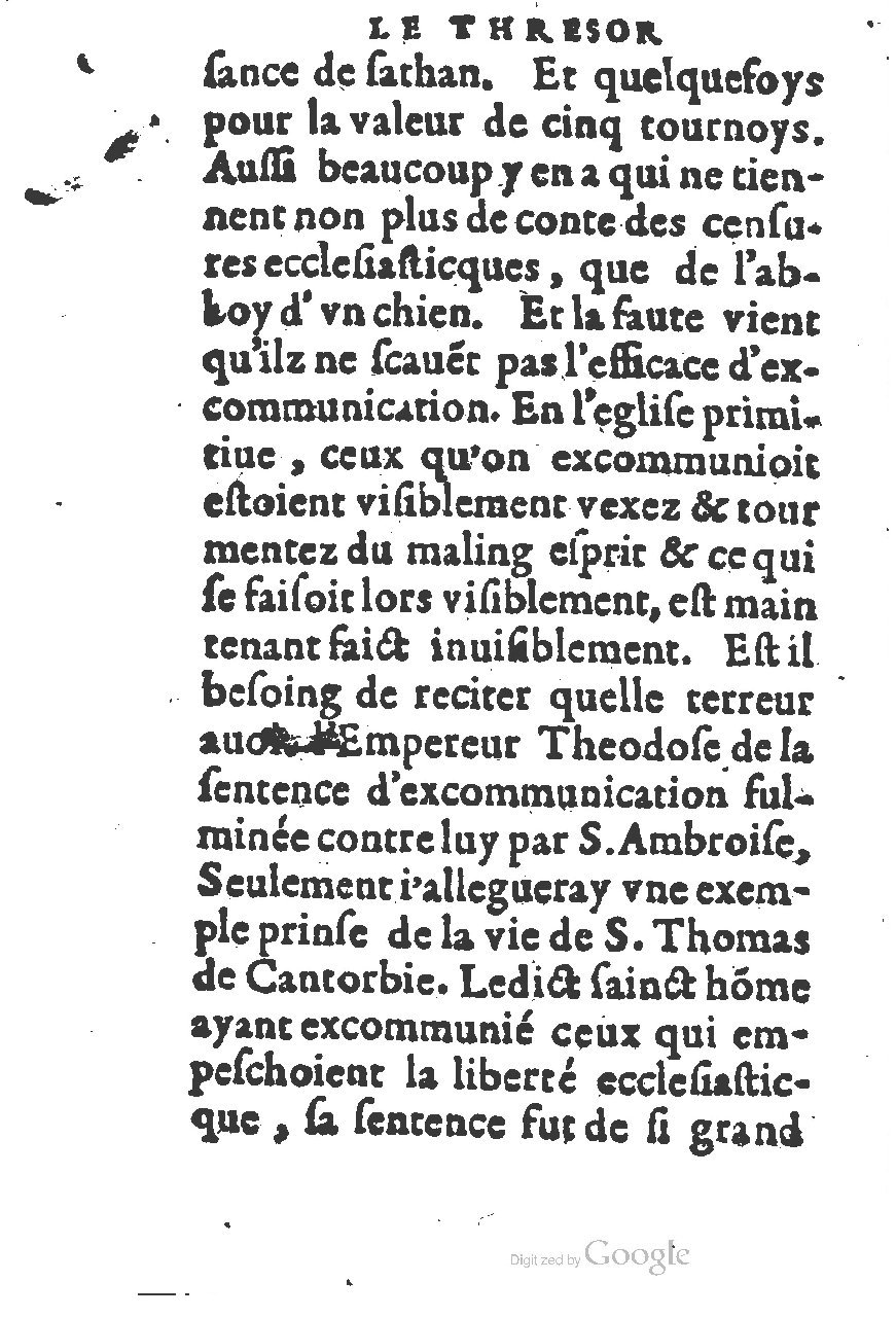 1578 - Jean de Bordeaux - Trésor de l’Église catholique - BM Lyon 1578 - Jean de Bordeaux - Trésor de l’Église catholique - BM Lyon