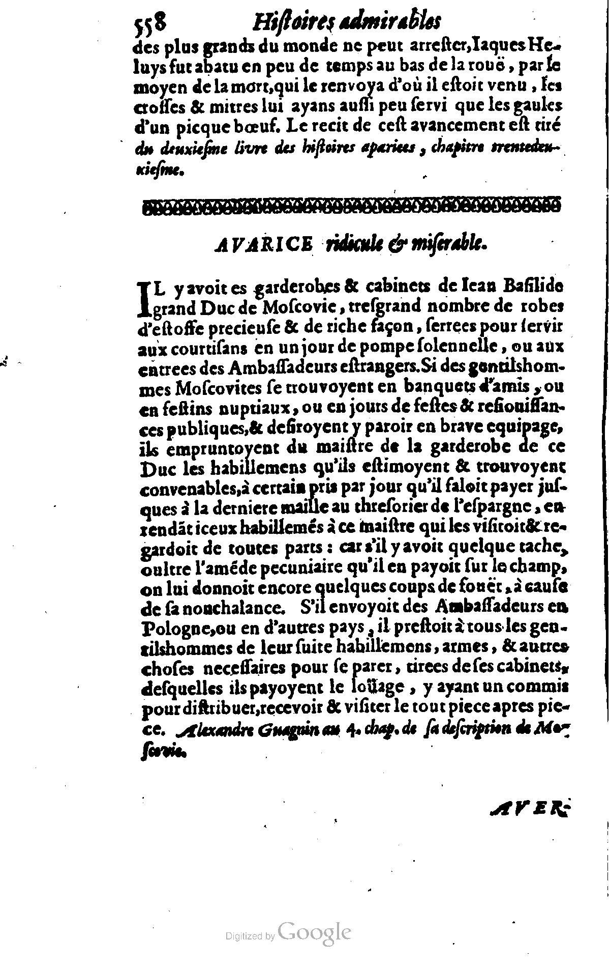 1628 - Jacques Crespin - Trésor d’histoires admirables et mémorables - BSB Munich
