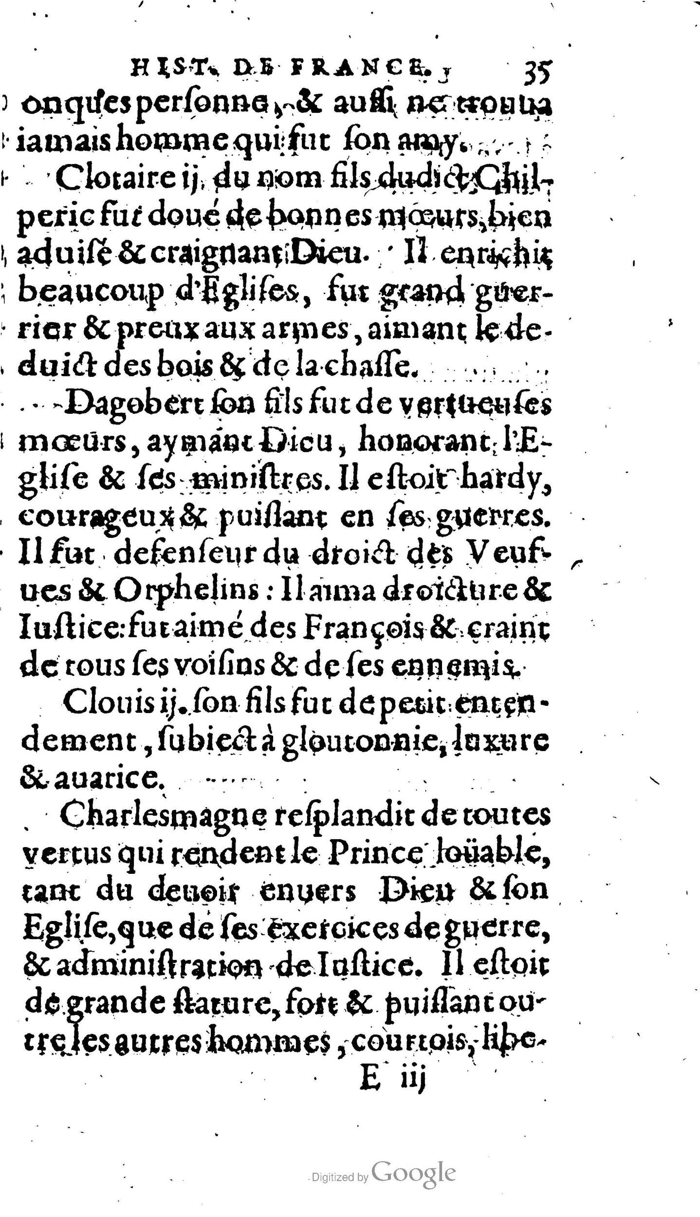 1604 - Galiot Corrozet - Trésor des histoires de France - BNC Florence