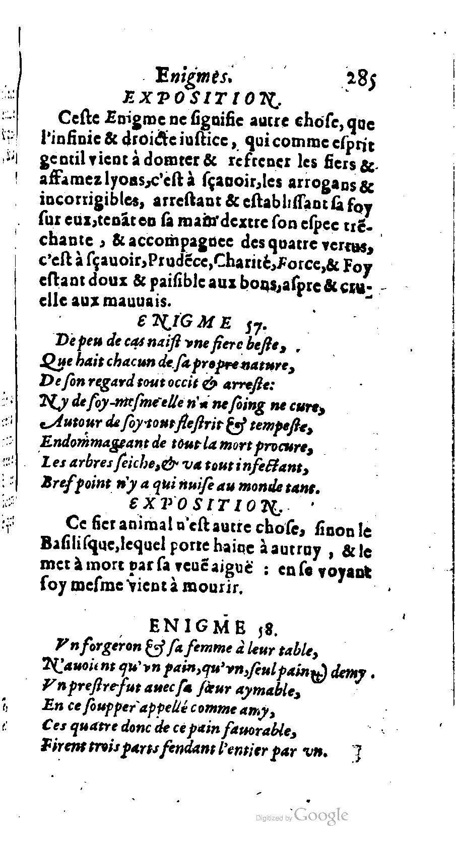1611 - Romain de Beauvais - Trésor des récréations - BM Lyon