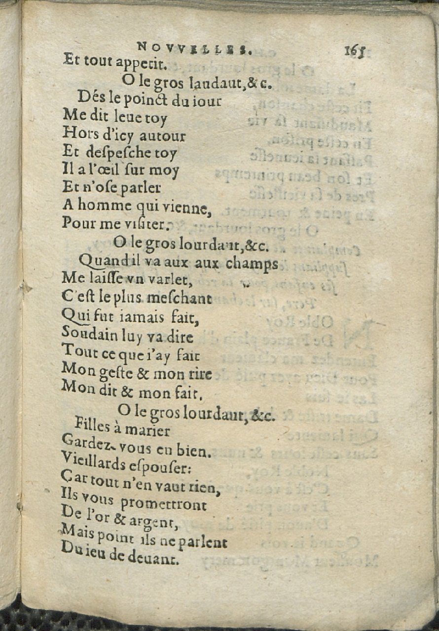 1575 - Pierre Brenouzet - Trésor de tous les recueils de chansons, tant amoureuses, rustiques, que musicales - Det KLG Copenhague