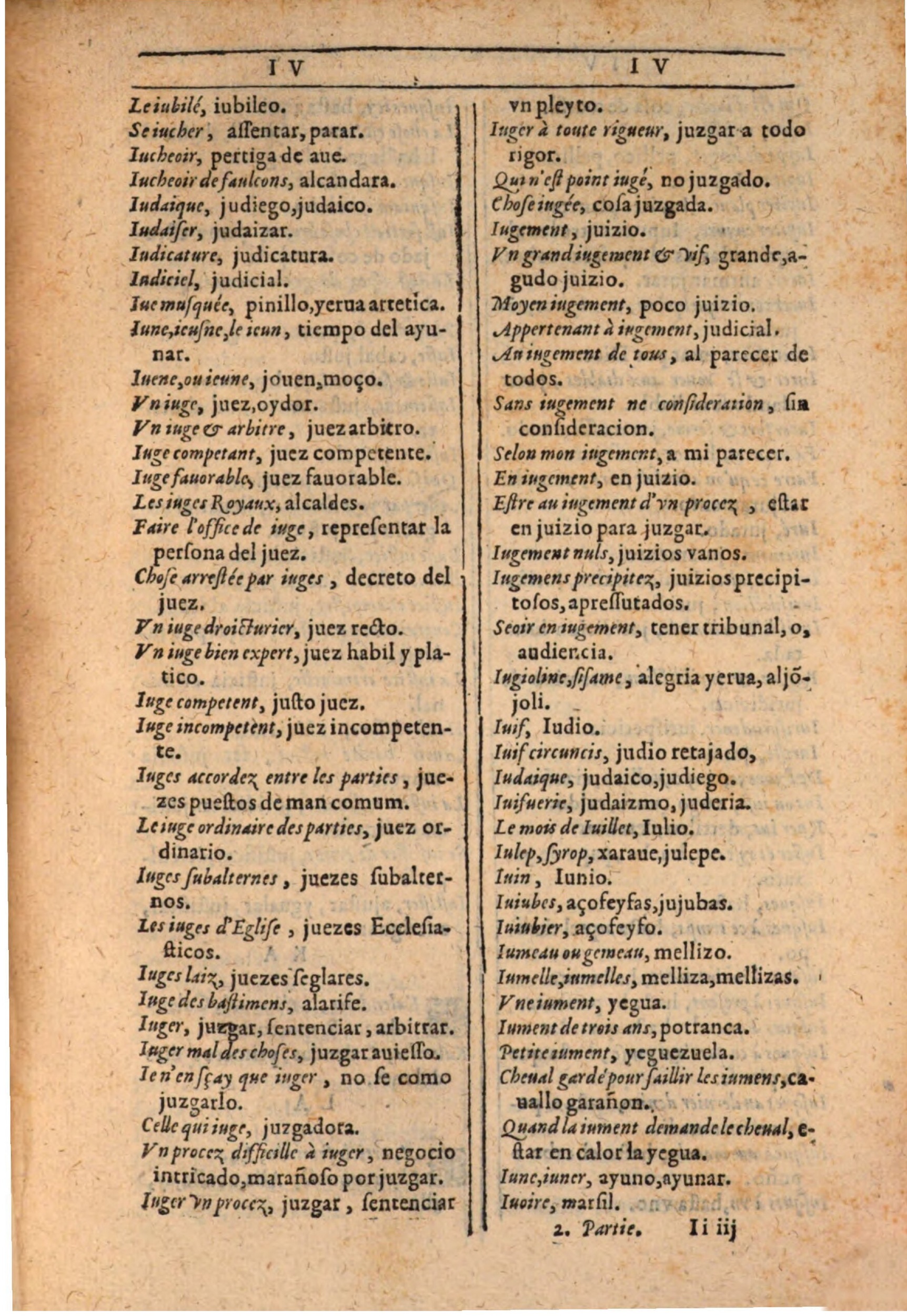 1607 - Marc Orry - Trésor des deux langues espagnole et française (Seconde partie) - BSB Munich