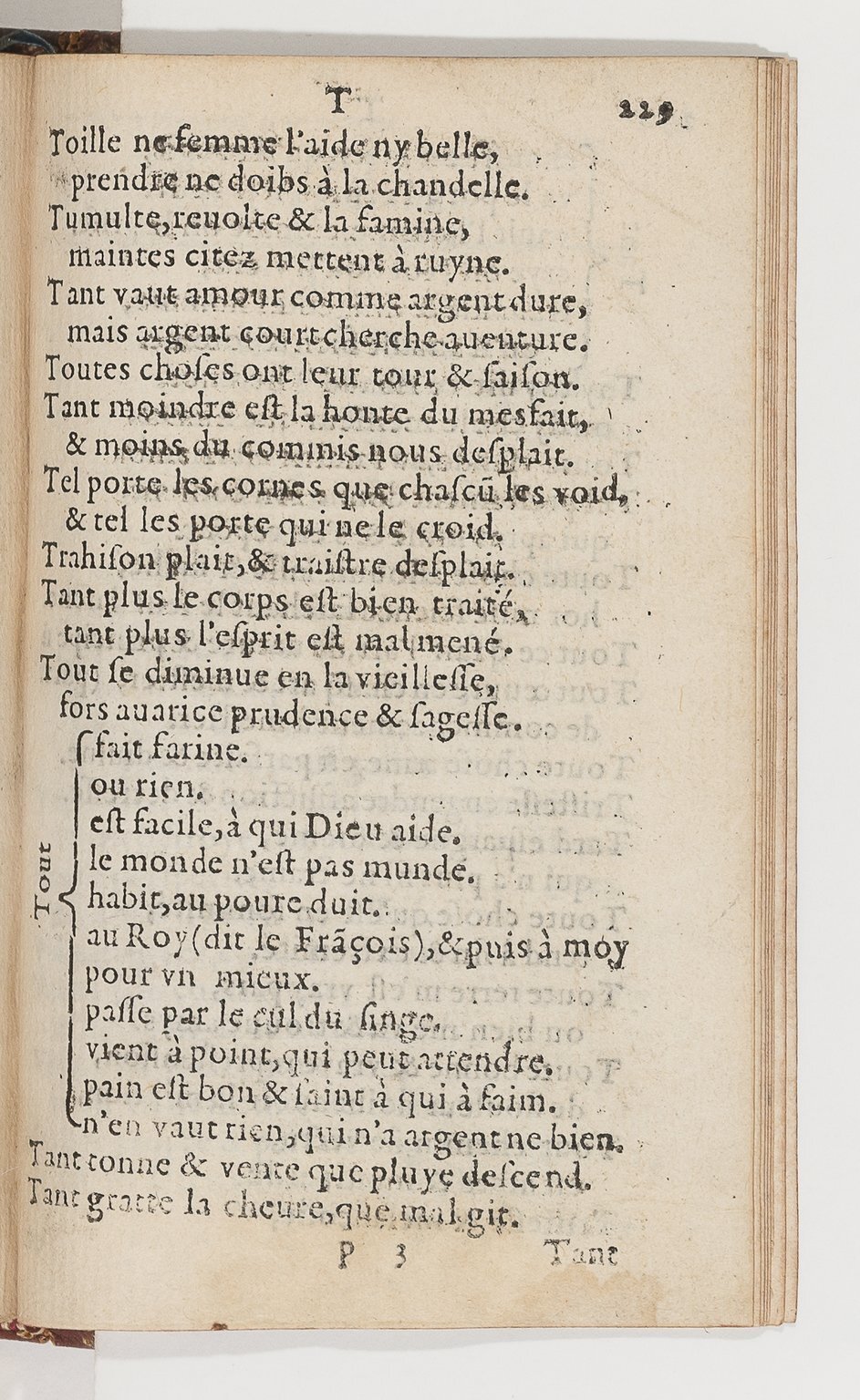 1577 - Jean d’Ogerolles - Trésor de sentences dorées - BnF Arsenal