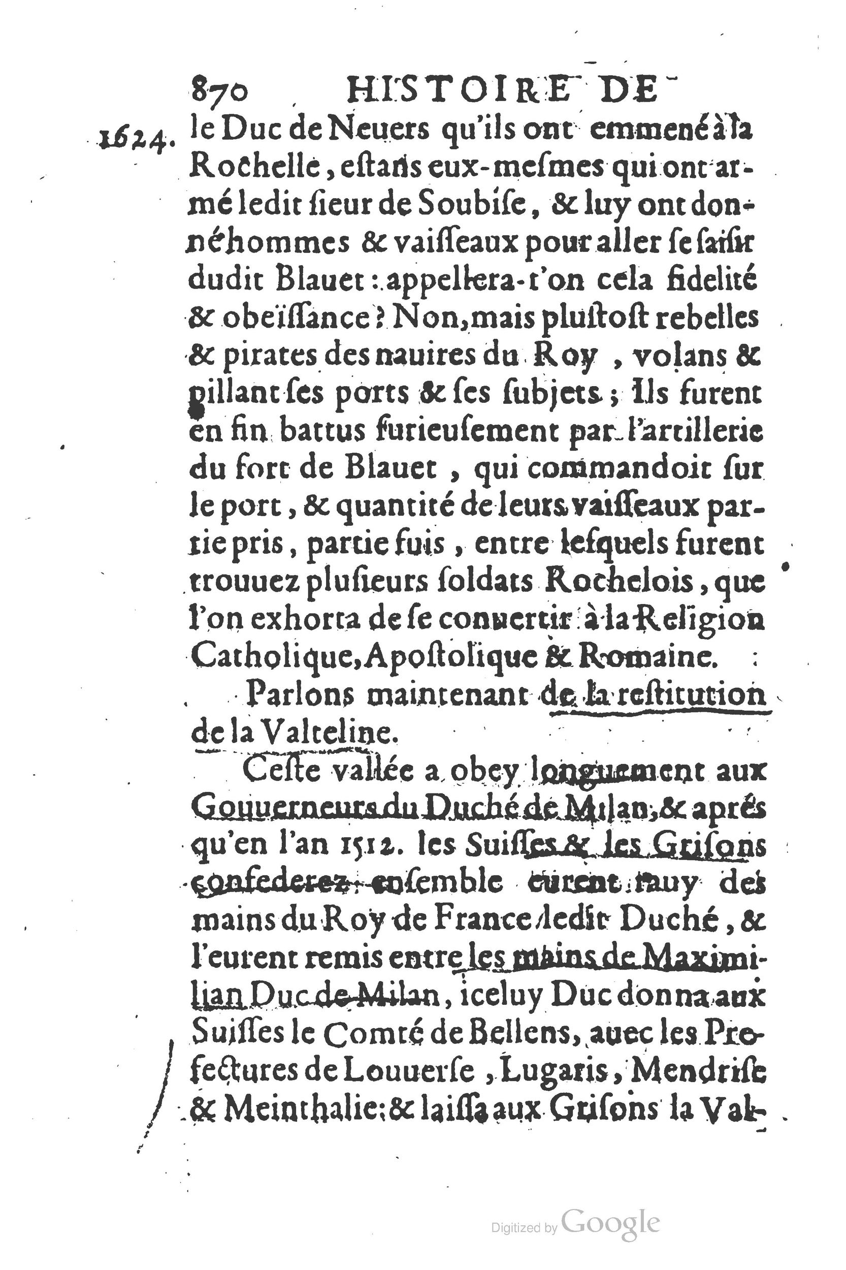 1626 - Joseph Bouillerot - Trésor de l’histoire générale de notre temps - BSB Munich