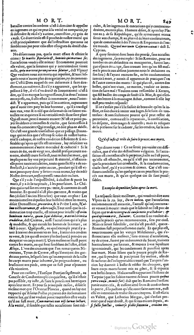 1629 - Veuve Nicolas Buon - Trésor du droit français (21754 T. 2) - BM Lyon