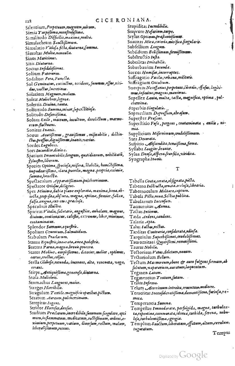 1585 - Simphorianum Beraud et Stephanum Michaëlem - Trésor des mots et traits français - Barcelone