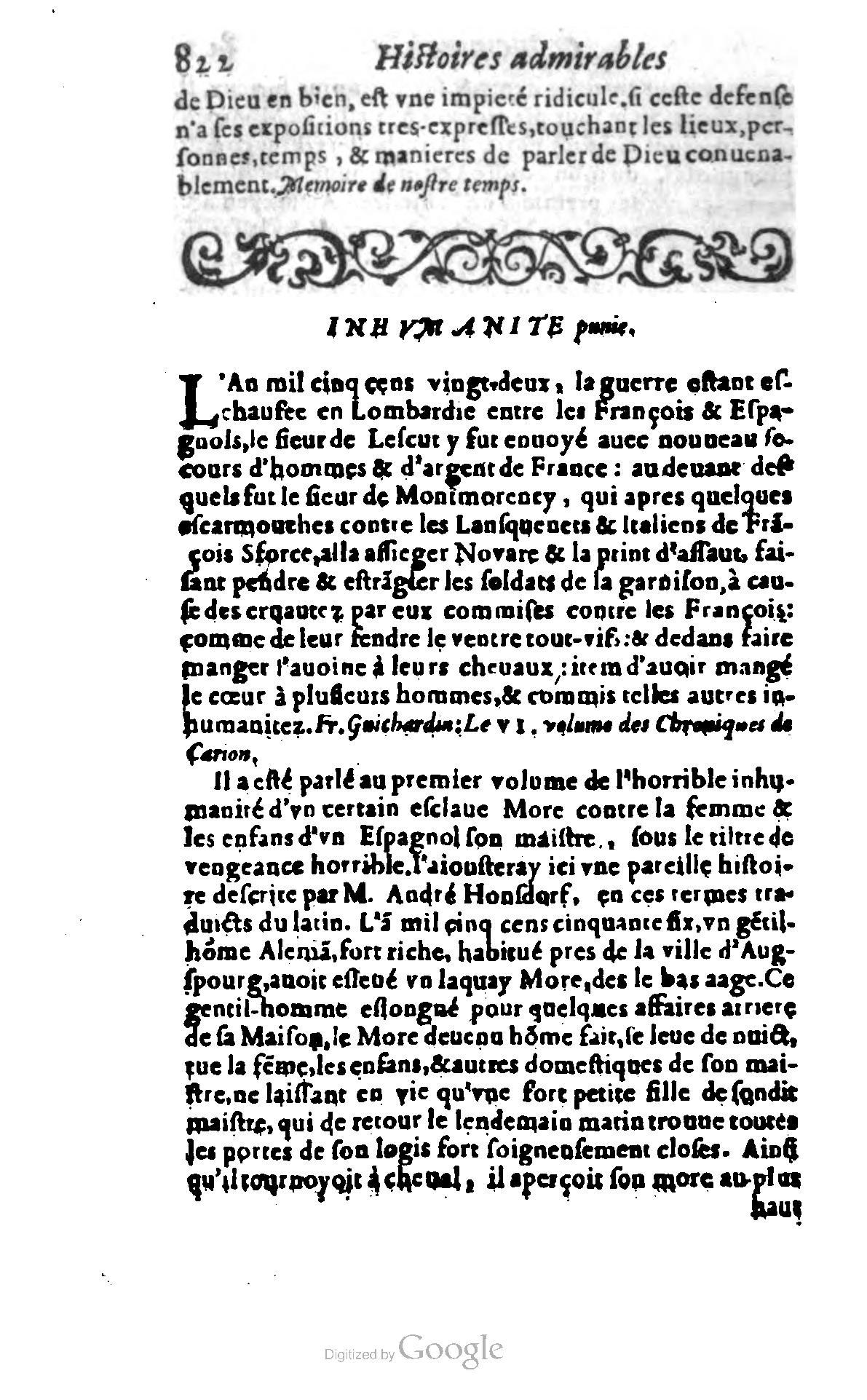 1620 - Samuel Crespin - Trésor d’histoires admirables et mémorables - BCU Lausanne