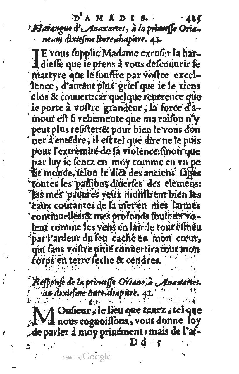1567 - Jean Pygot - Trésor des Amadis - BM Lyon 1567 - Jean Pygot - Trésor des Amadis - BM Lyon