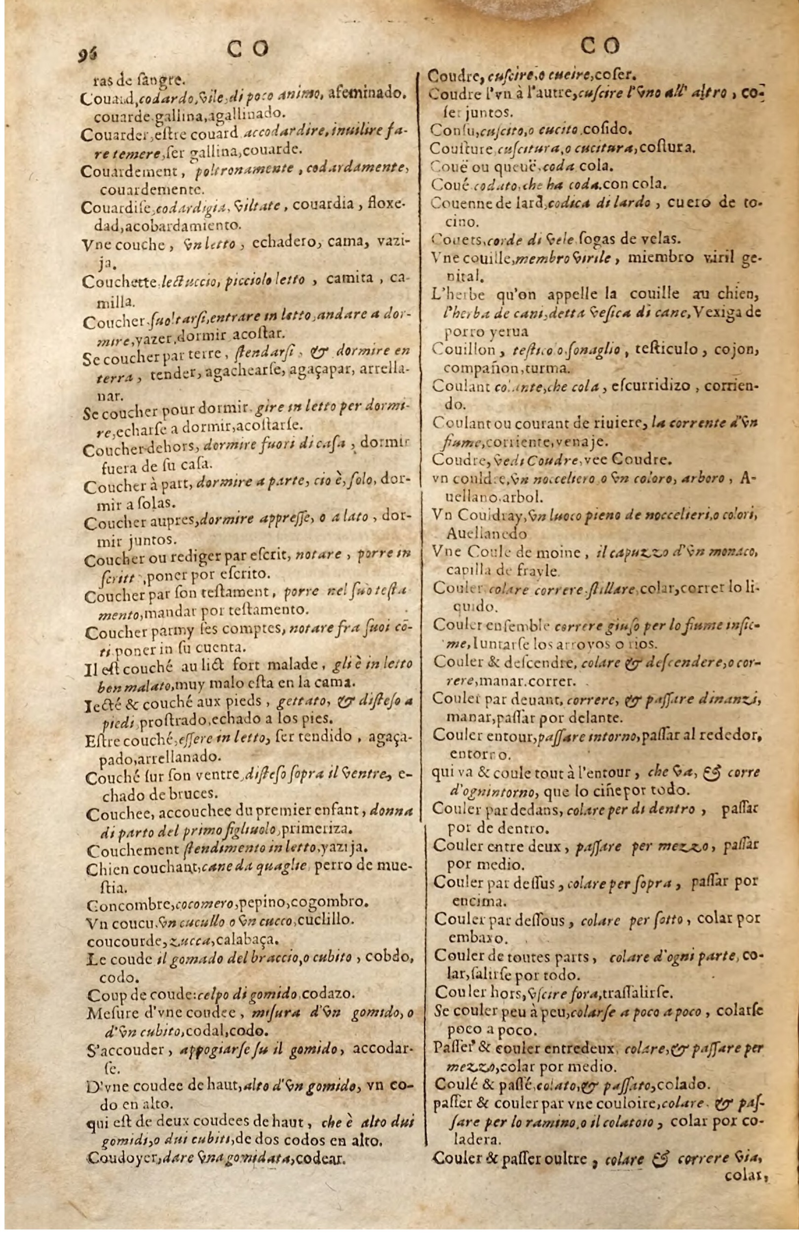 1627 - Jacques Crespin - Trésor des trois langues (Seconde partie) - Regensburg
