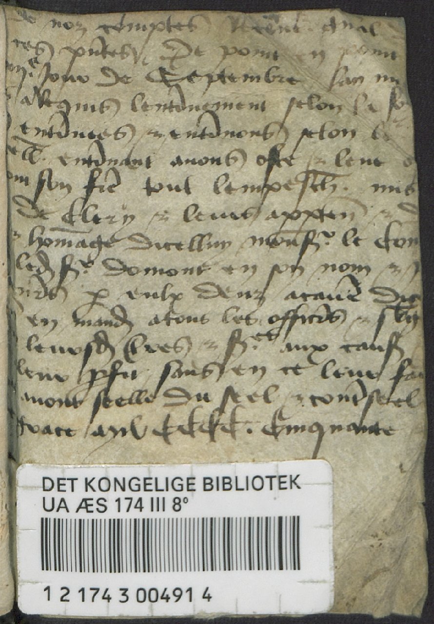 1575 - Pierre Brenouzet - Trésor de tous les recueils de chansons, tant amoureuses, rustiques, que musicales - Det KLG Copenhague