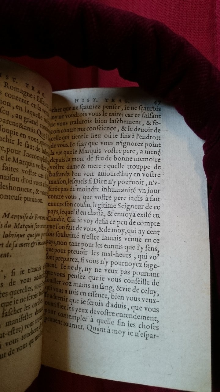 1581 - Pierre Le Voirier et Gervais Mallot - Trésor des histoires tragiques - BnF Richelieu