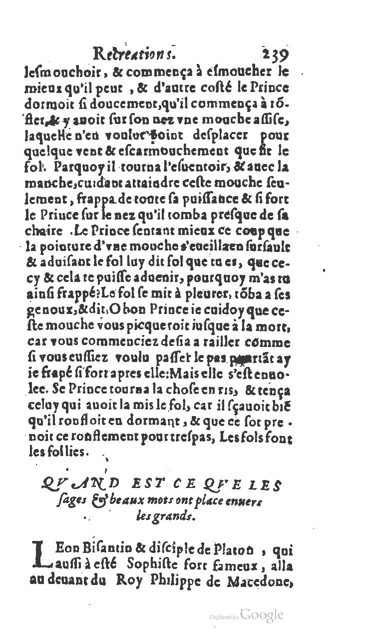 1611 - Jean Osmont - Trésor des récréations - BSB Munich