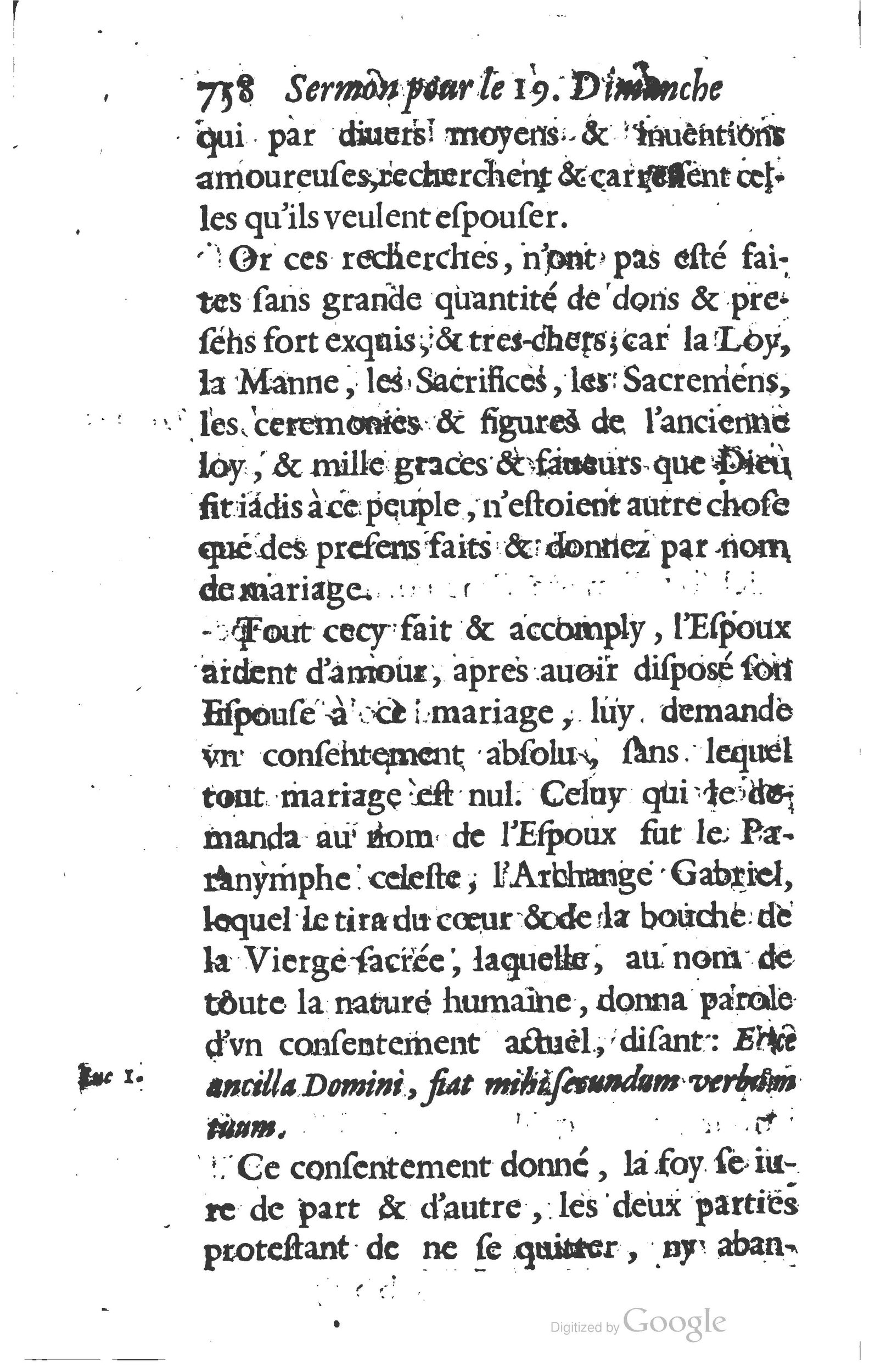 1629 - Manassés de Préaulx - Sermons ou Trésors de la piété chrétienne - BM Lyon
