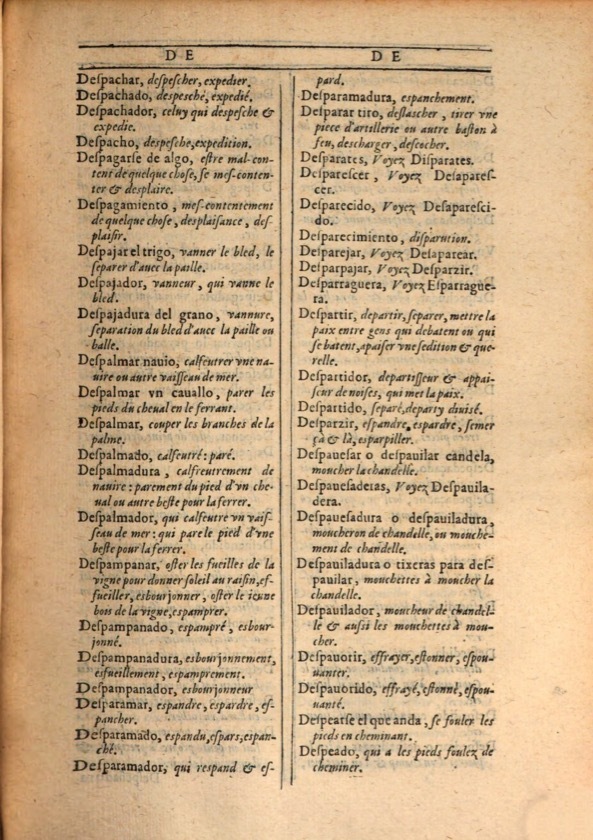 1607 - Marc Orry - Trésor des deux langues espagnole et française (Première et Seconde parties) - ÖNB Wien