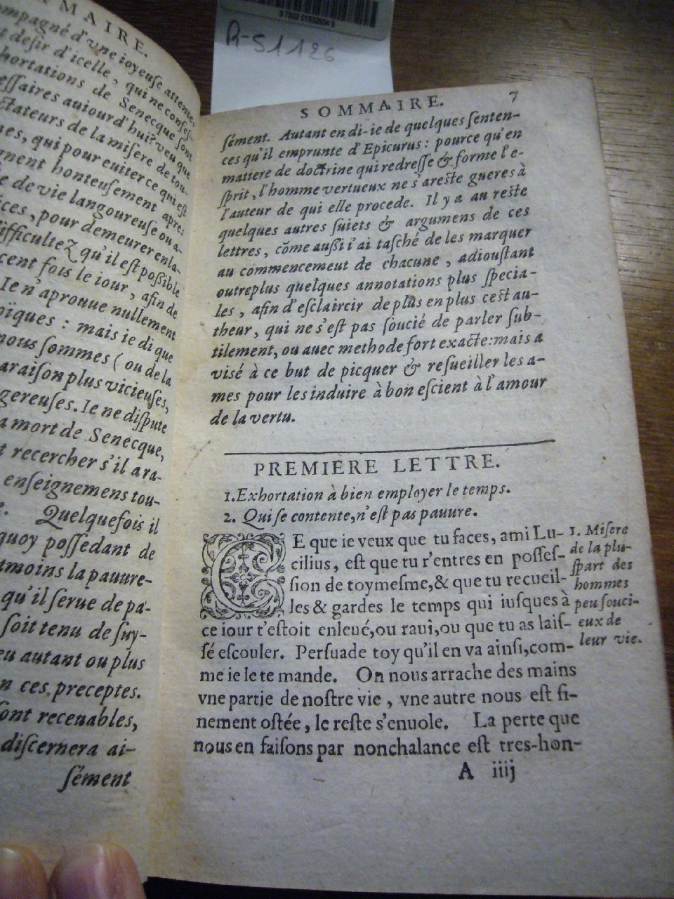 1604 - Jean Houzé - Œuvres morales et mêlées de Sénèque, Trésor de philosophie morale - T. 2 - BnF