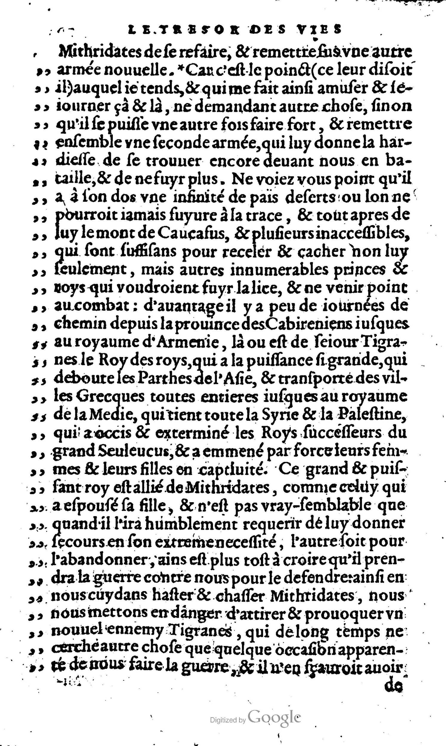 1568 - Willem Silvius - Trésor des vies de Plutarque - Anvers Plantin-Moretus