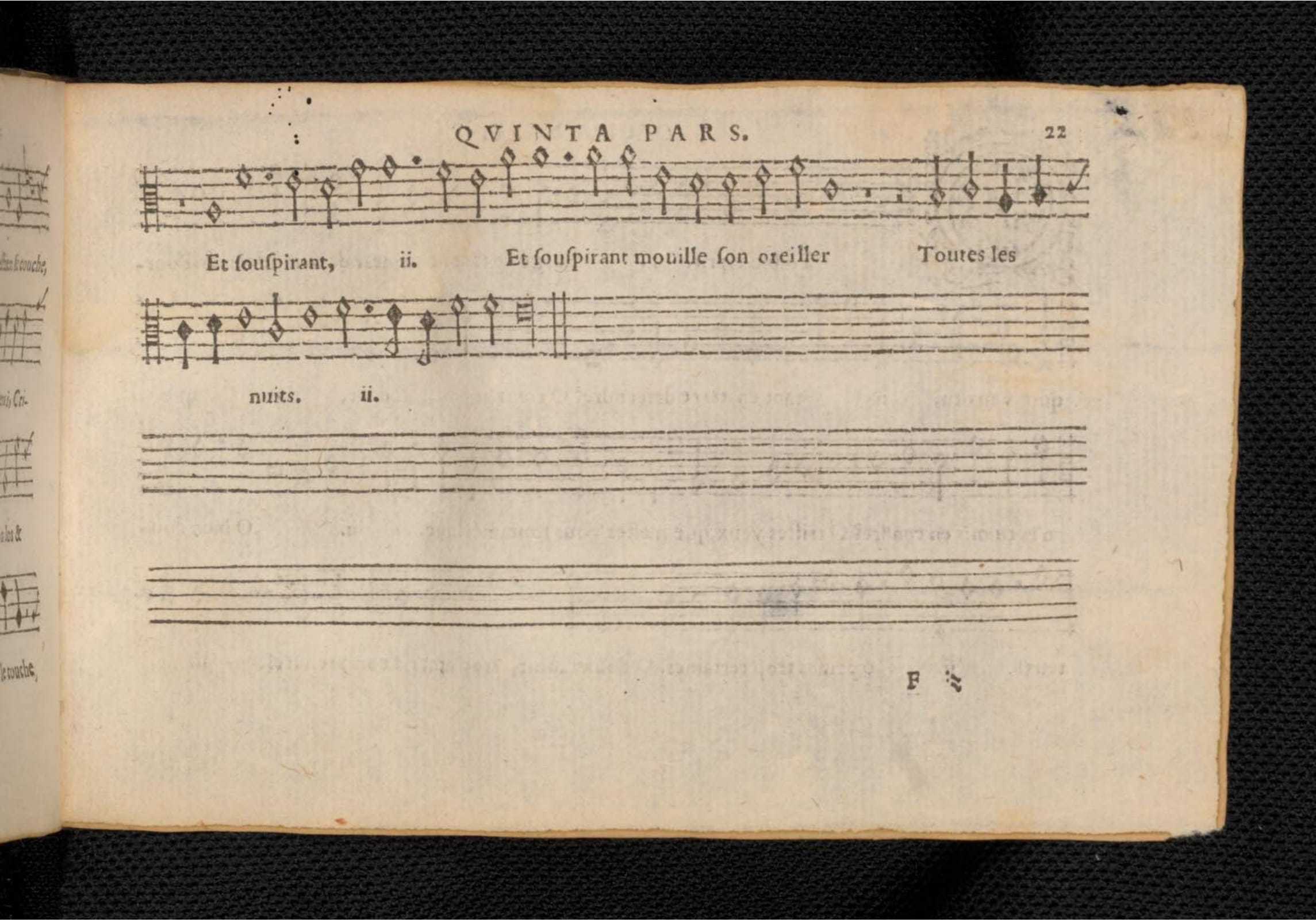 1576 - [Pierre de Saint-André] - Trésor de musique d’Orlande de Lassus Quinta et Sexta pars - KBR Bruxelles