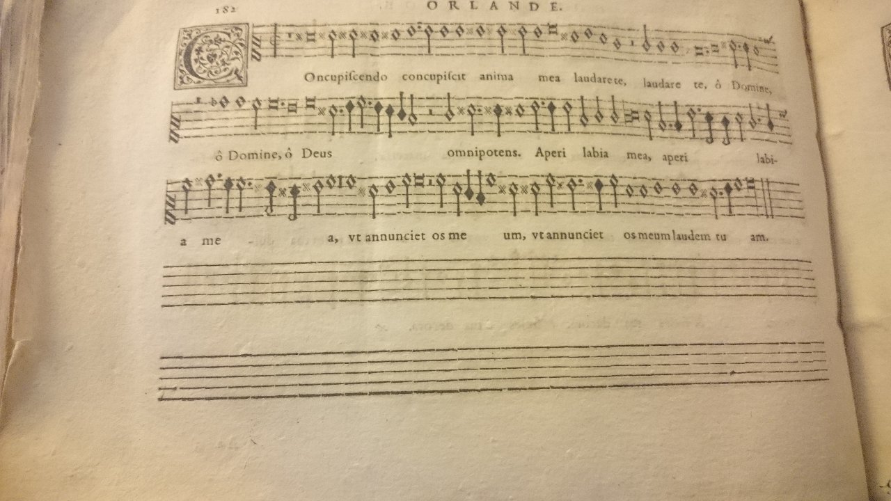1594 - [Pierre de Saint-André] - Trésor de musique d’Orlande de Lassus, Contratenor - British Library