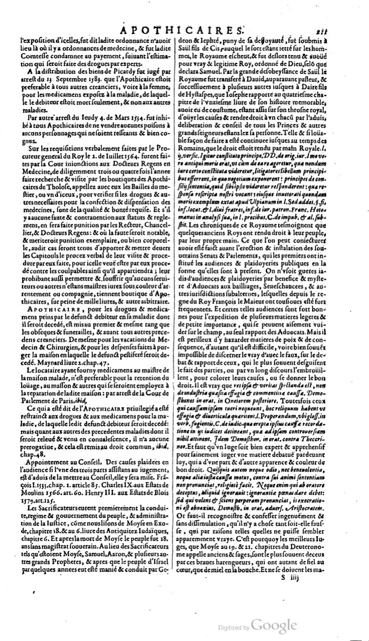 1629 - Veuve Nicolas Buon - Trésor du droit français (21754 T. 1) - BM Lyon