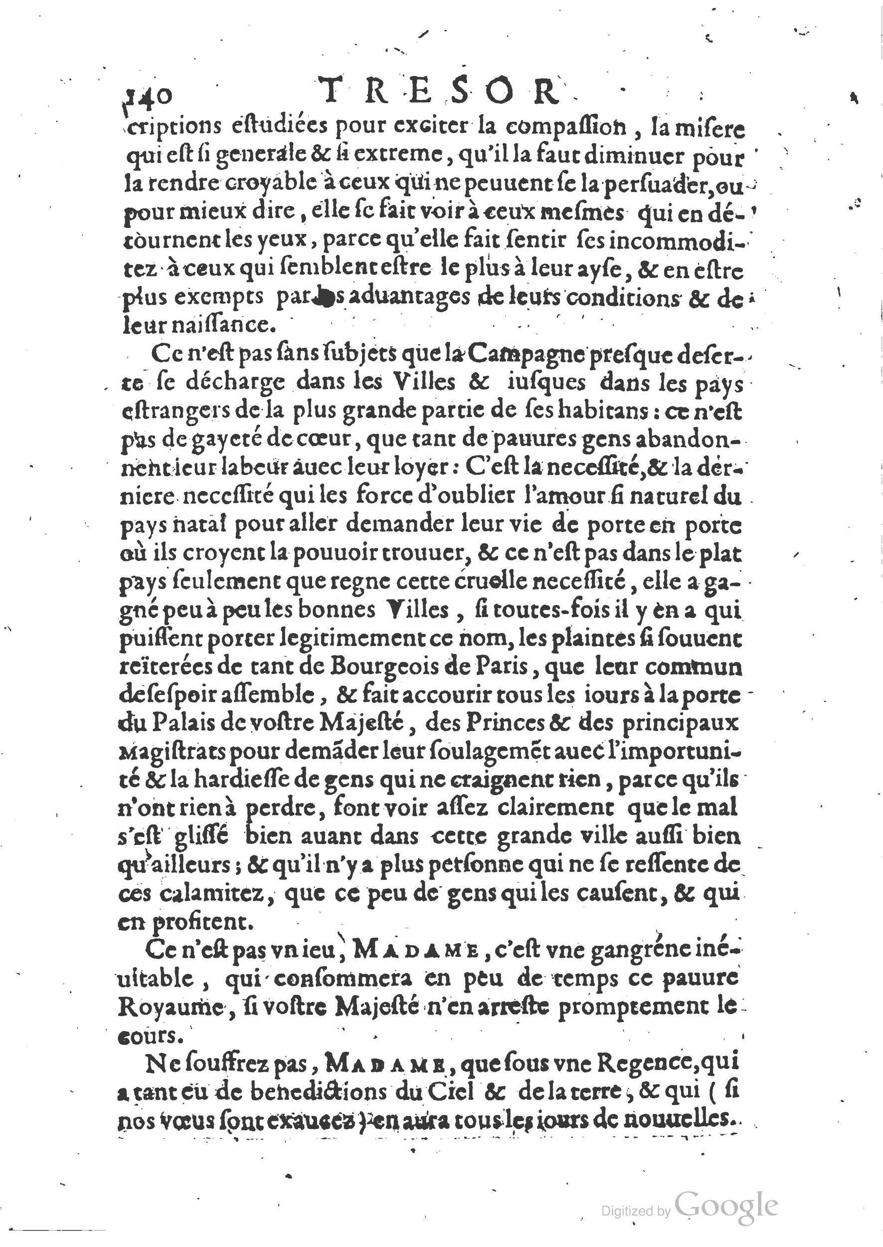 1654 - Michel Bobin - Trésor des harangues, remontrances et oraisons funèbres - BM Lyon