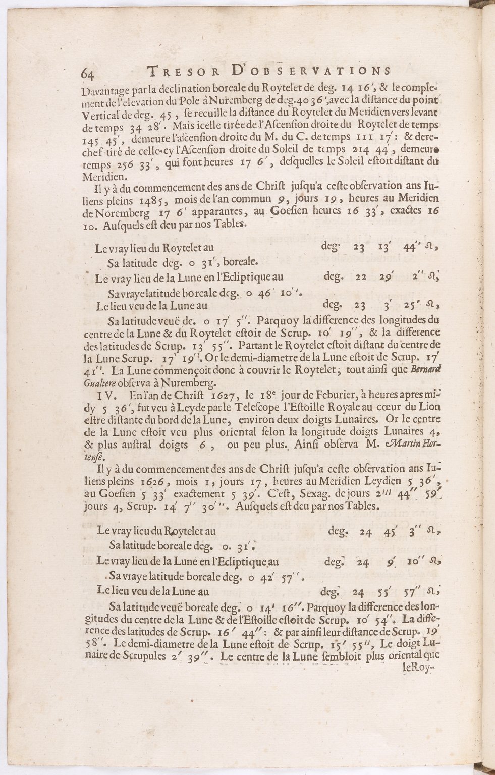 1634 - Zacharie Roman - Les Tables perpétuelles - BnF Arsenal