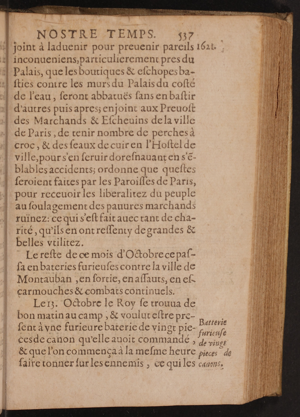 1626 - Joseph Bouillerot - Trésor de l’histoire générale de notre temps - BnF Arsenal