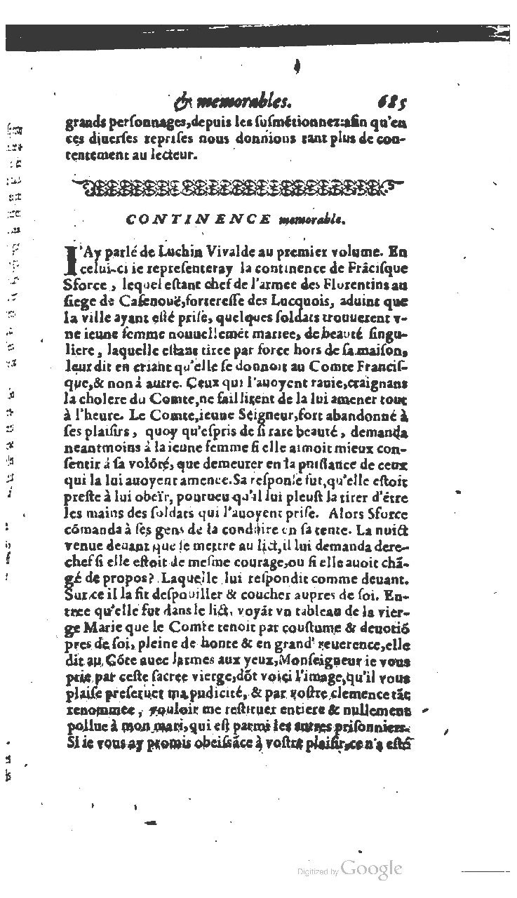 1610 - Paul Marceau - Trésor d’histoires admirables et mémorables - BSB Munich
