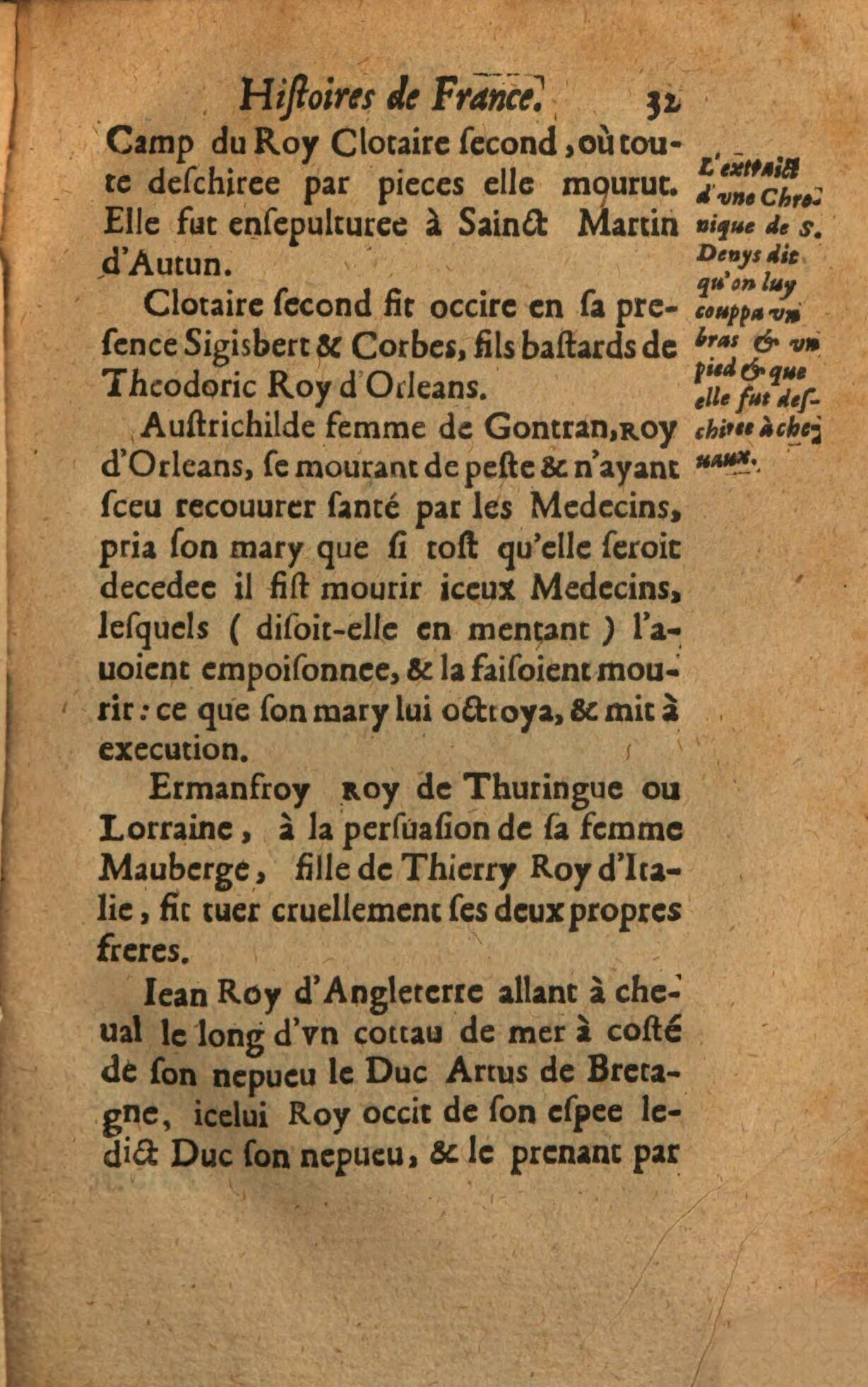 1639 - Jean Corrozet - Trésor des histoires de France - BSB Munich 1639 - Jean Corrozet - Trésor des histoires de France - BSB Munich