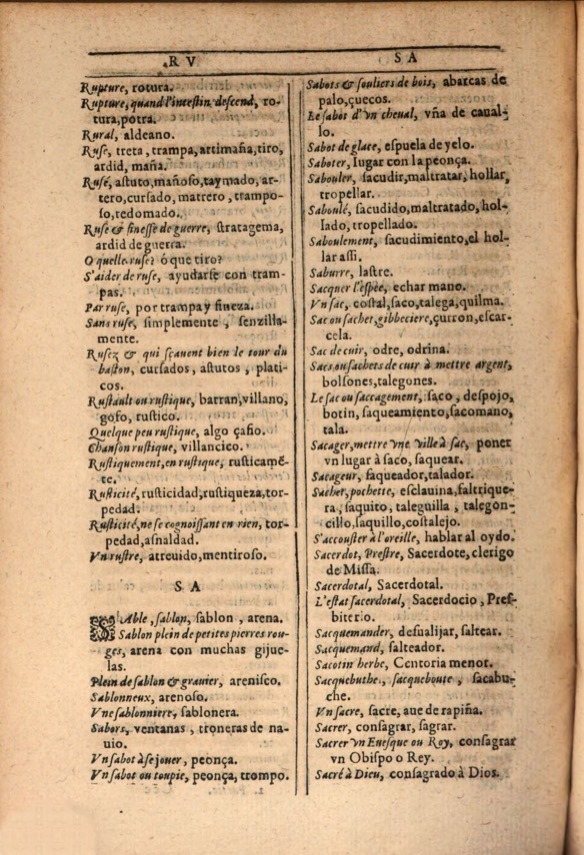 1607 - Marc Orry - Trésor des deux langues espagnole et française (Première et Seconde parties) - ÖNB Wien