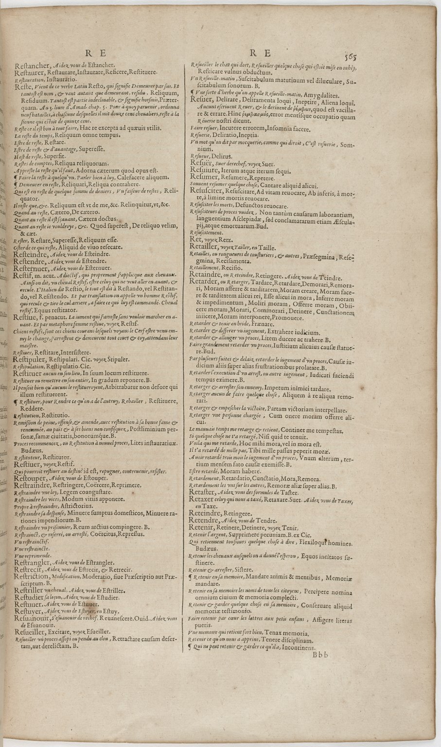 1606 - David Douceur - Trésor de la langue française - BnF