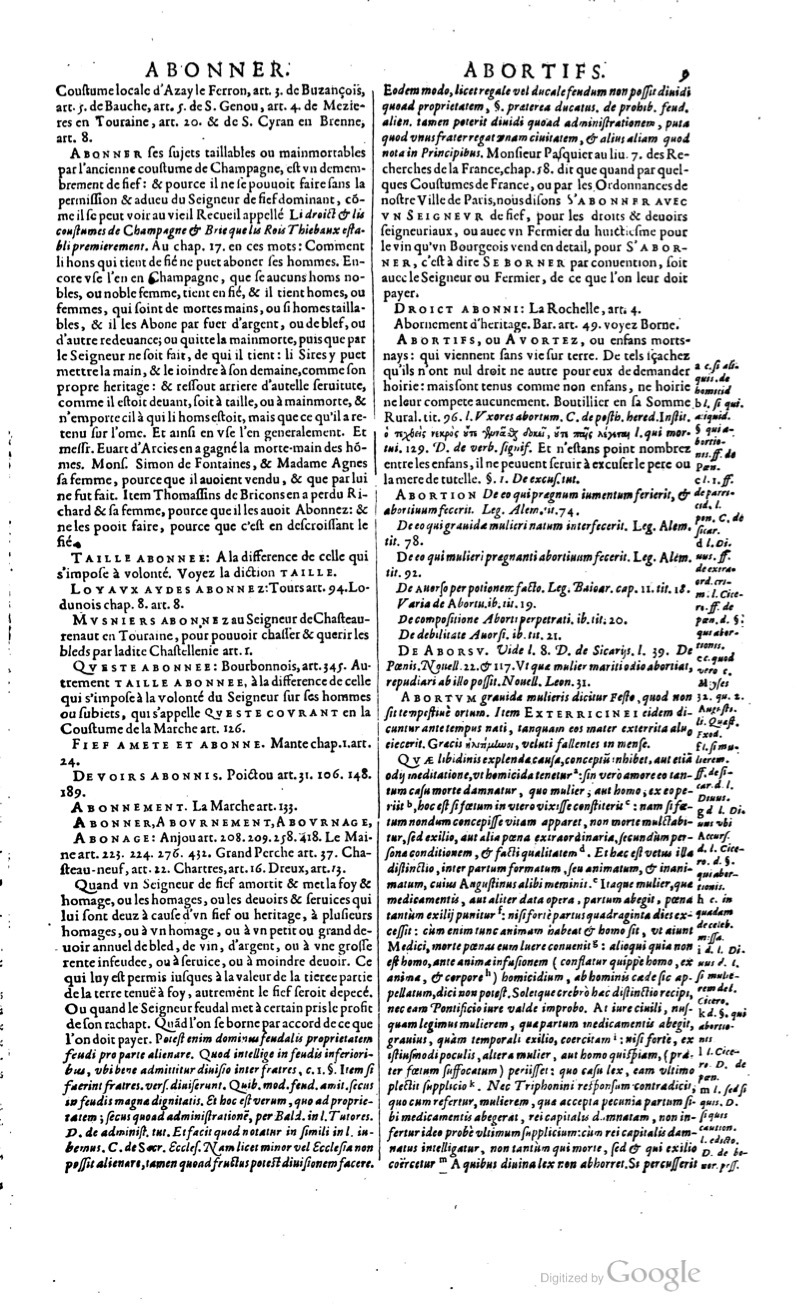 1629 - Veuve Nicolas Buon - Trésor du droit français (21754 T. 1) - BM Lyon