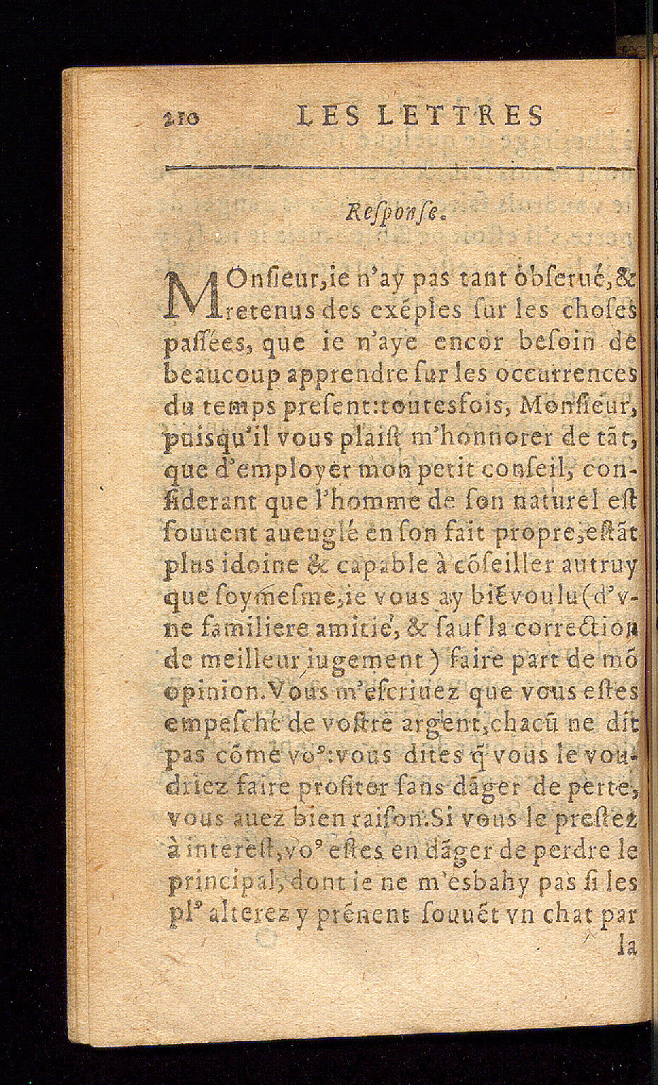 1614 - Barthélemy Vincent - Élite et Trésor des lettres missives - Bâle