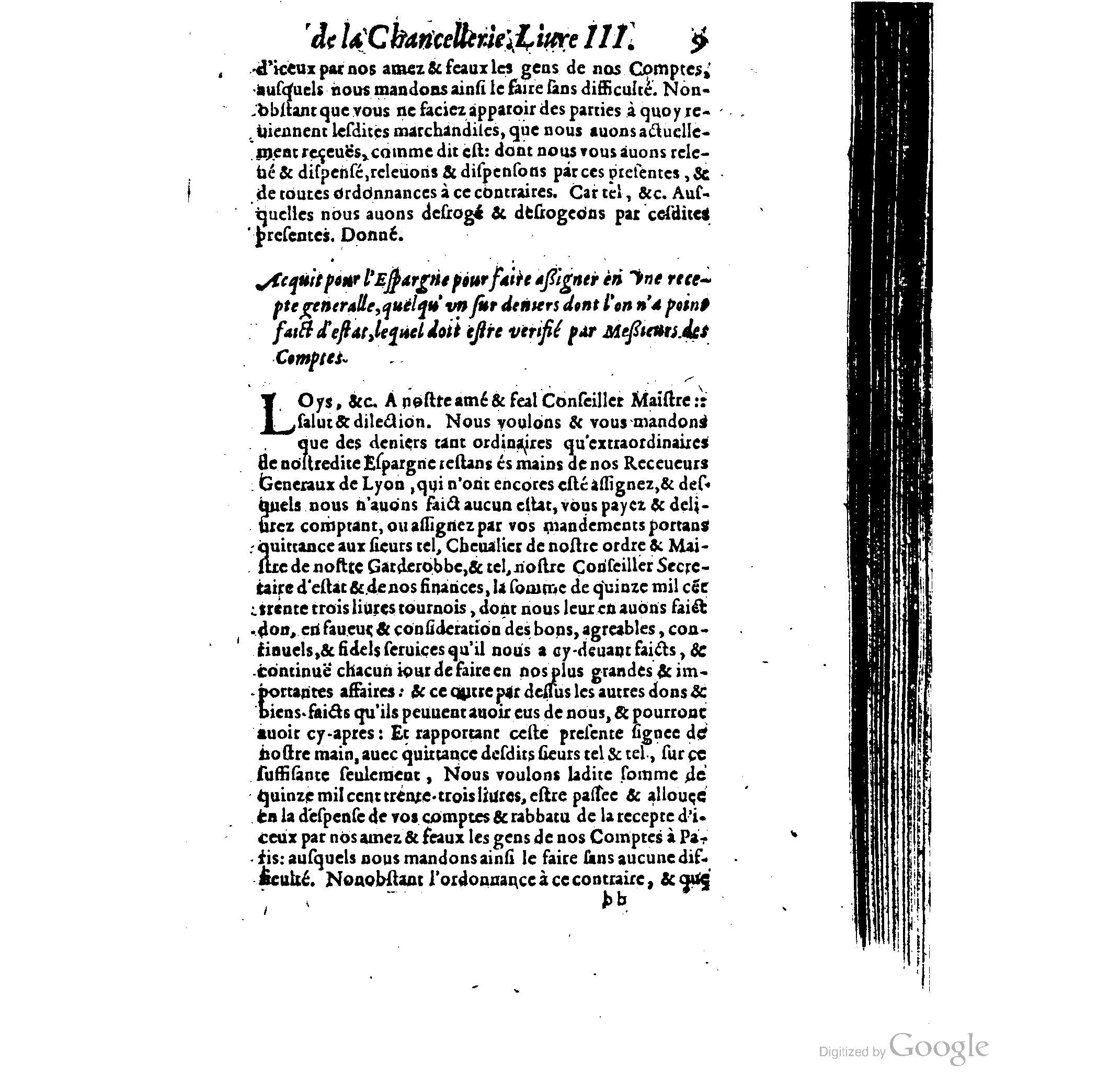 1614 - Jean Richer - Trésor du nouveau style et protocole de la chancellerie de France - BSB Munich