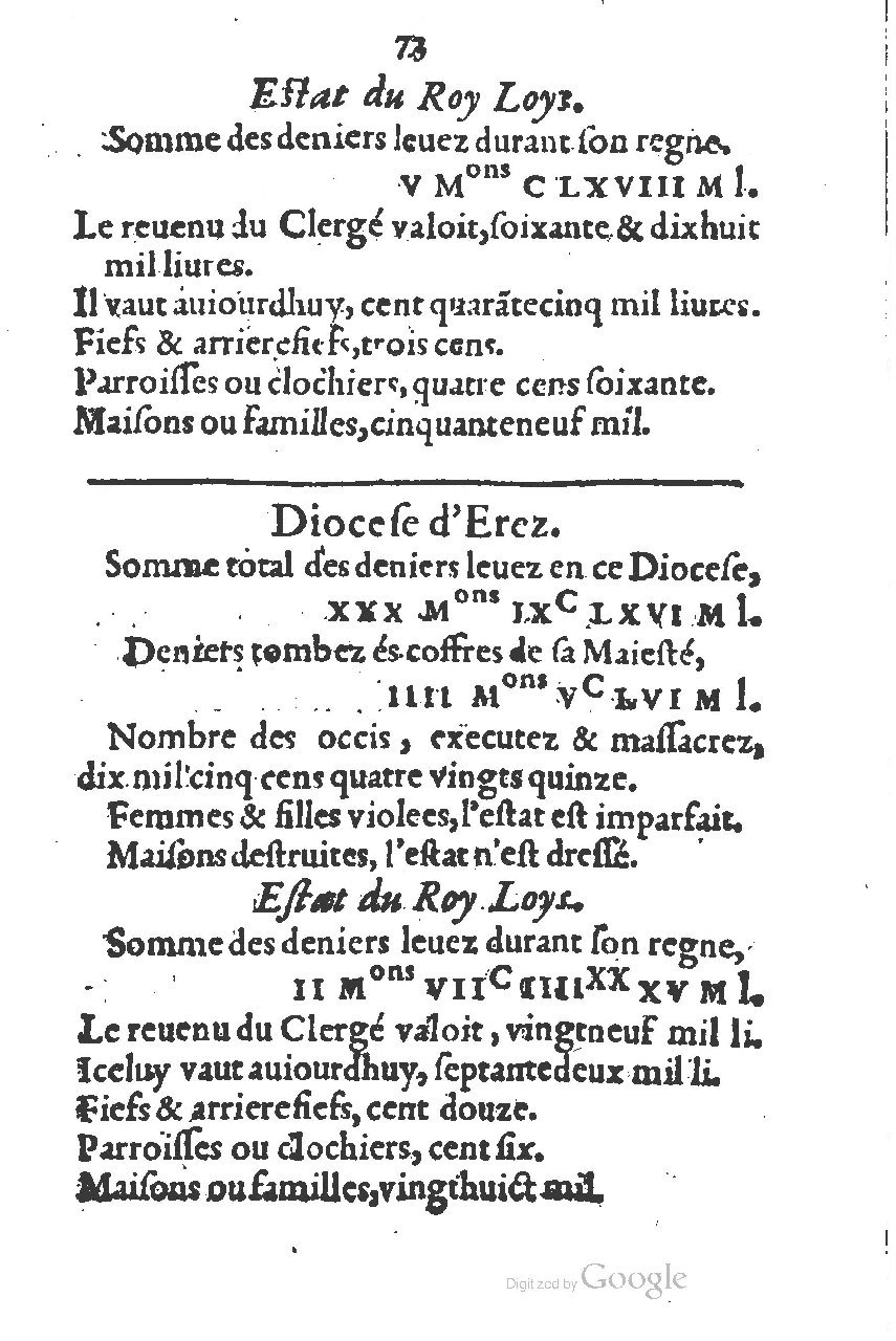 1581 - s.n. - Secret des trésors de France (Livre II) - BSB Munich
