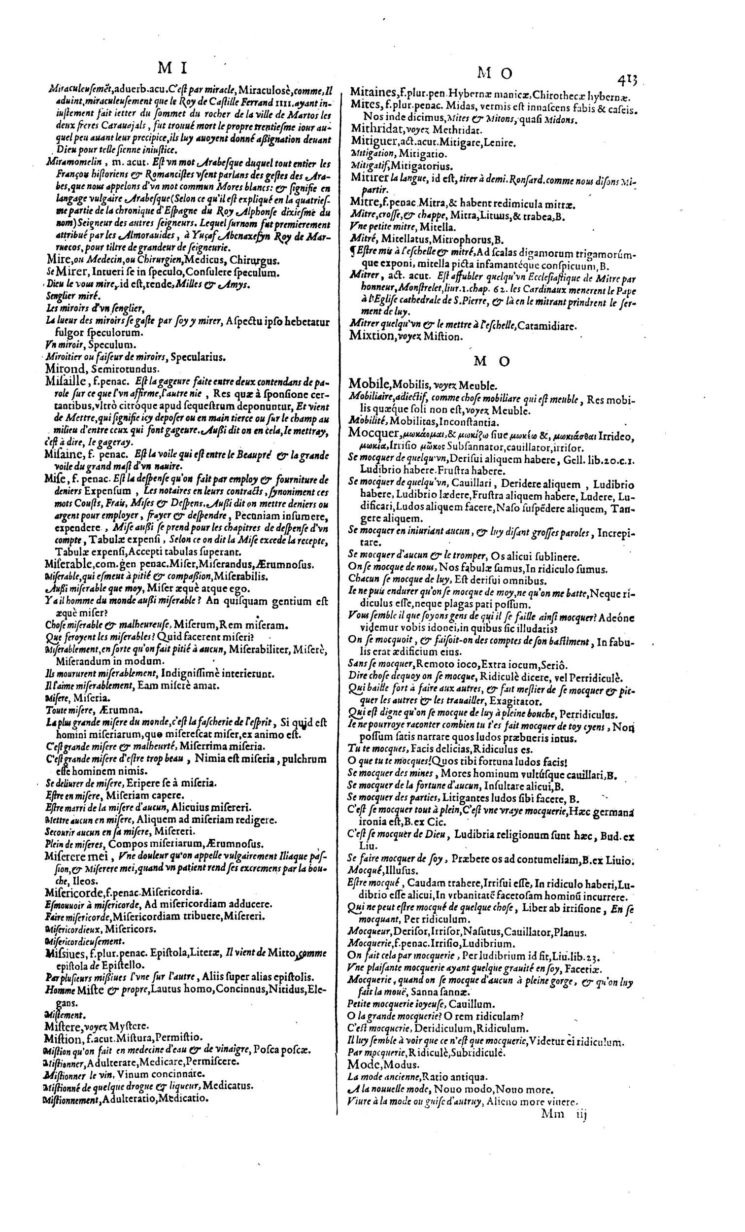 1606 - David Douceur - Trésor de la langue française - BM Lyon 1606 - David Douceur - Trésor de la langue française - BM Lyon