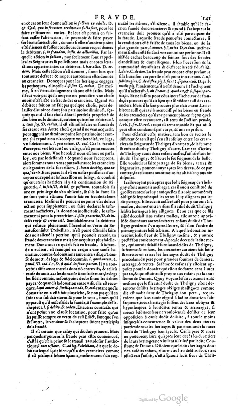 1629 - Veuve Nicolas Buon - Trésor du droit français (29620 T. 2) - BM Lyon