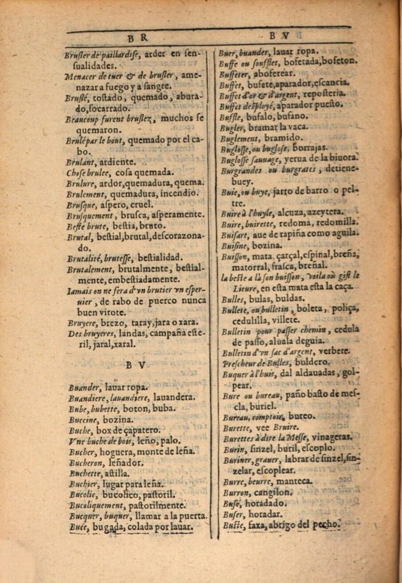 1607 - Marc Orry - Trésor des deux langues espagnole et française (Première et Seconde parties) - ÖNB Wien 1607 - Marc Orry - Trésor des deux langues espagnole et française (Première et Seconde parties) - ÖNB Wien