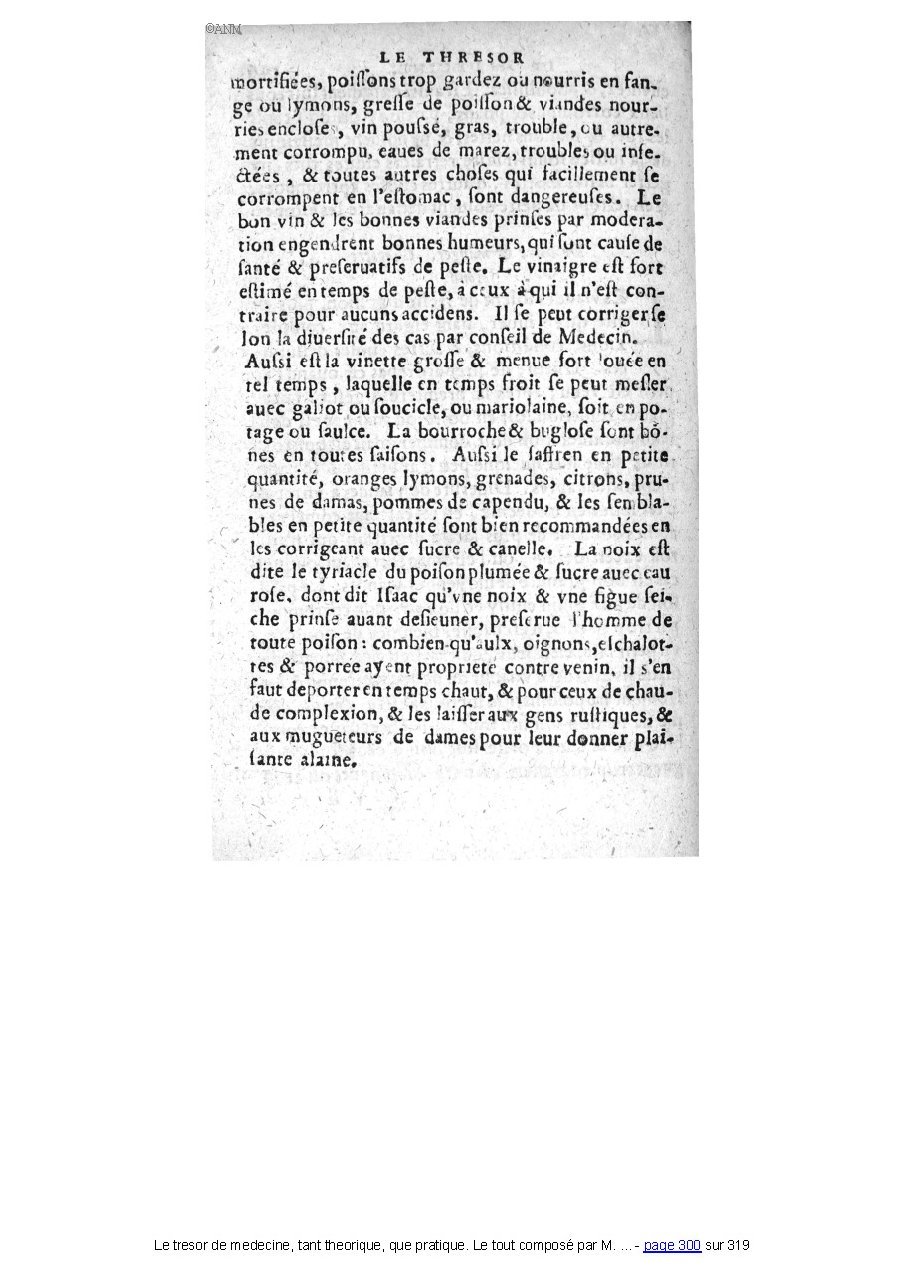 1560 - Pierre et Jan Moine - Trésor de médecine - Université Paris Cité