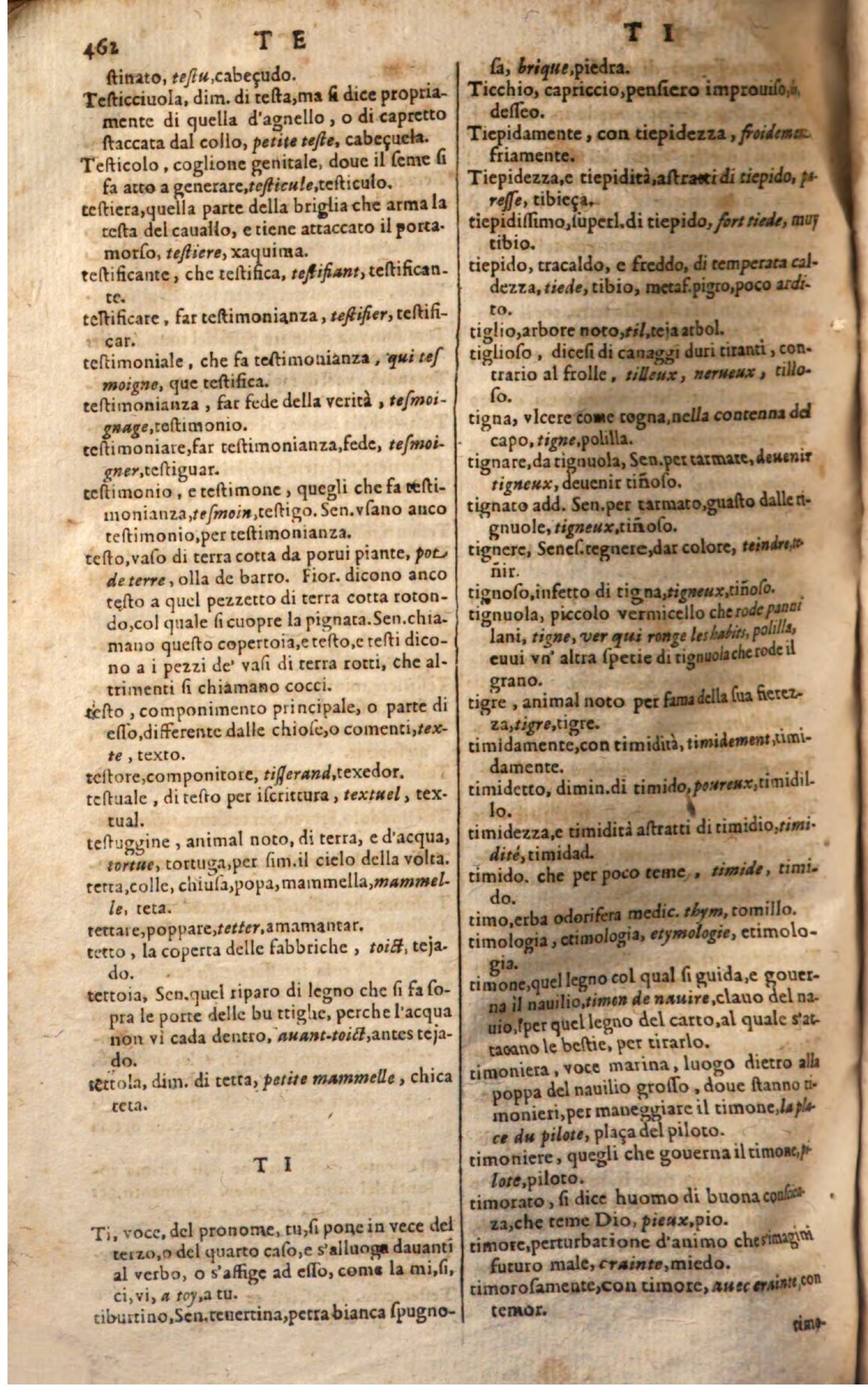 1644 - Jacques Crespin - Trésor des trois langues - Passau