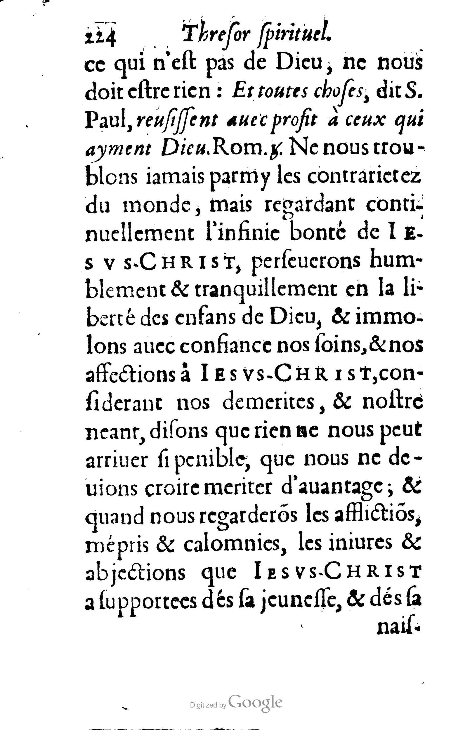 1633 - François Waudré - Trésor spirituel contenant les excellences du christianisme - BM Lyon
