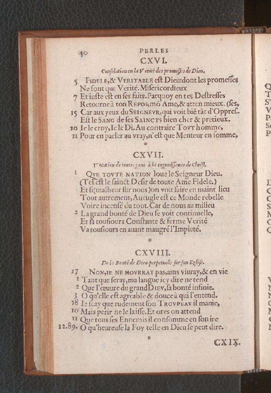 1577 - Jean de Laon - Trésor des 150 psaumes de David - Genève