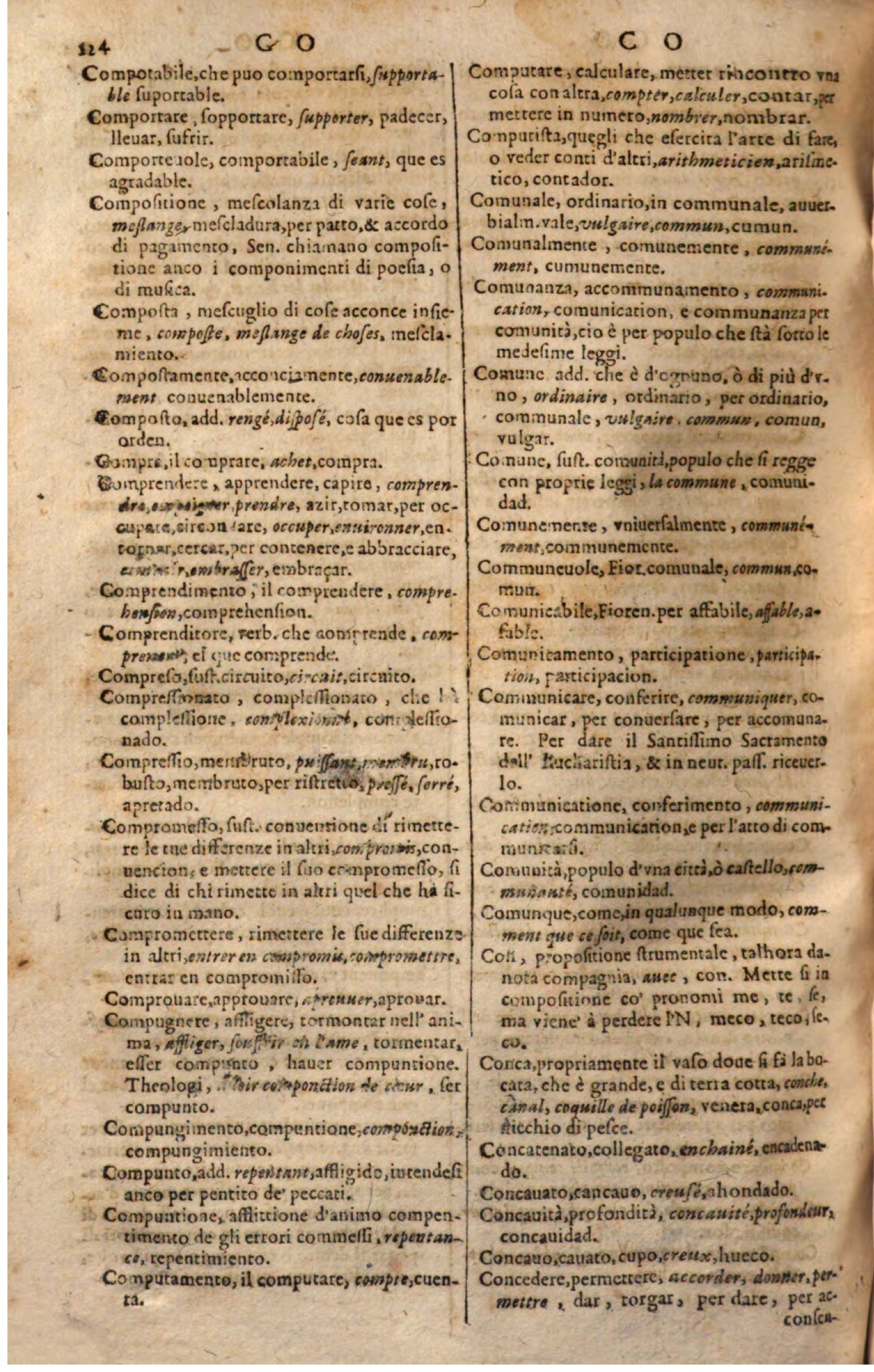 1644 - Jacques Crespin - Trésor des trois langues - Passau 1644 - Jacques Crespin - Trésor des trois langues - Passau
