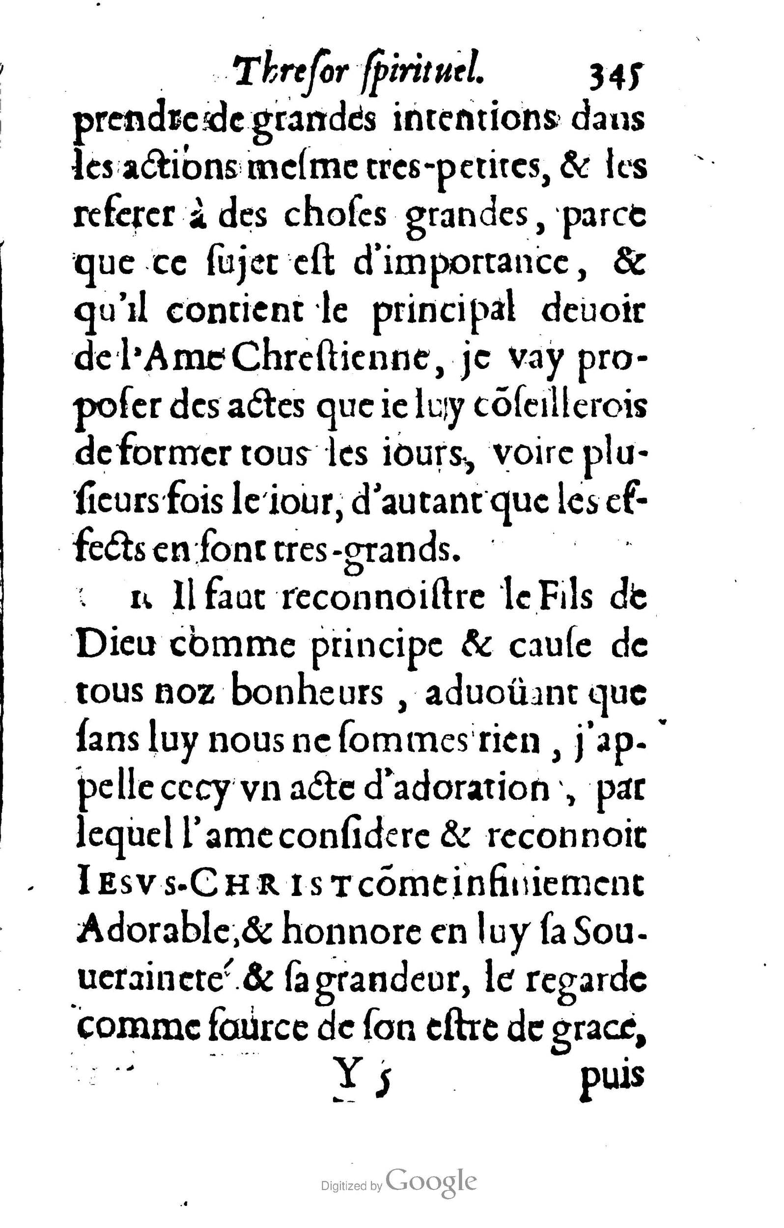 1633 - François Waudré - Trésor spirituel contenant les excellences du christianisme - BM Lyon