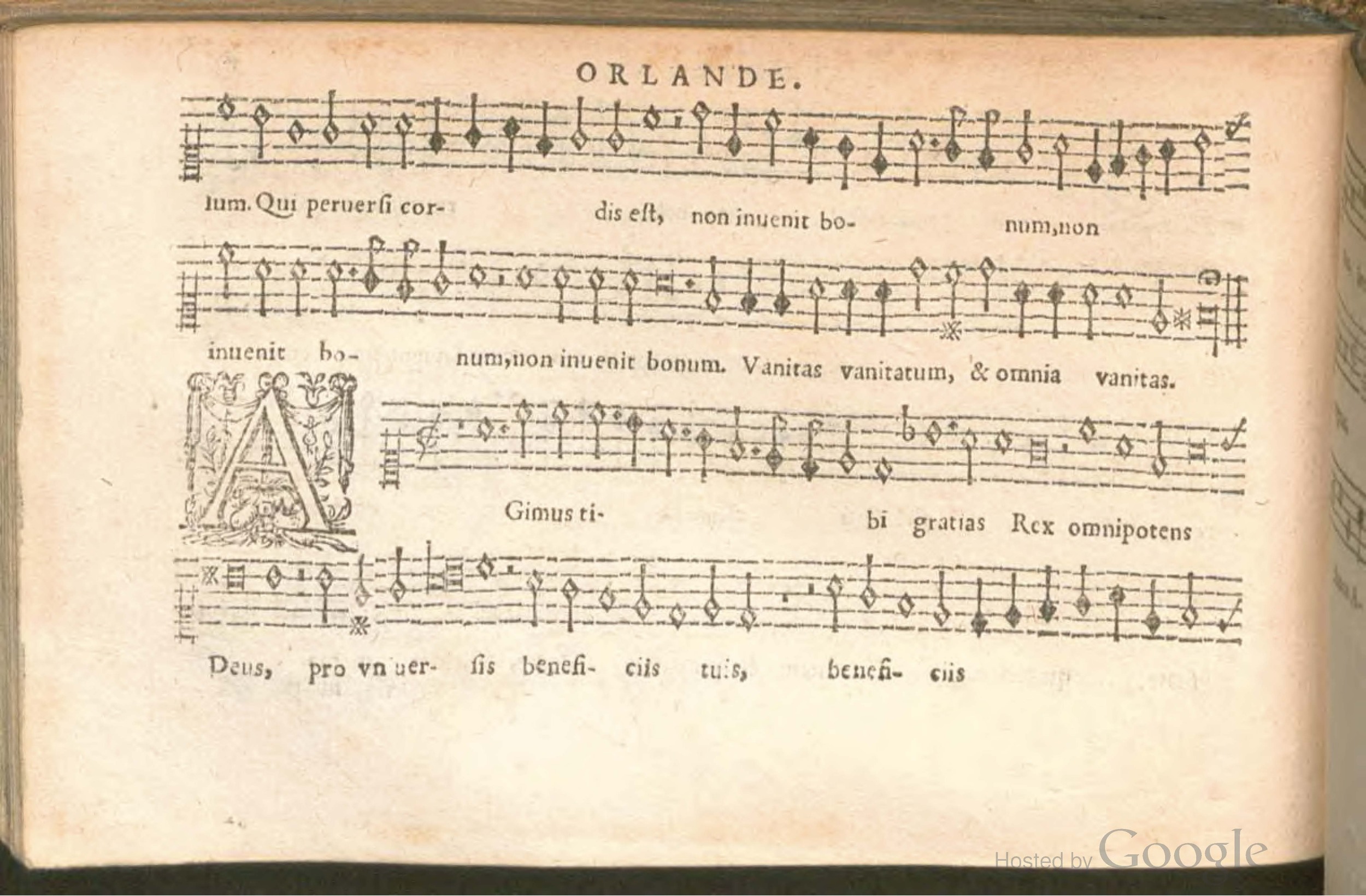 1576 - [Pierre de Saint-André] - Trésor de musique d’Orlande de Lassus Superius - BSB Munich