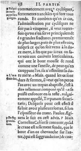 1612 - Thomas Portau - Trésor de chirurgie - BIU Santé